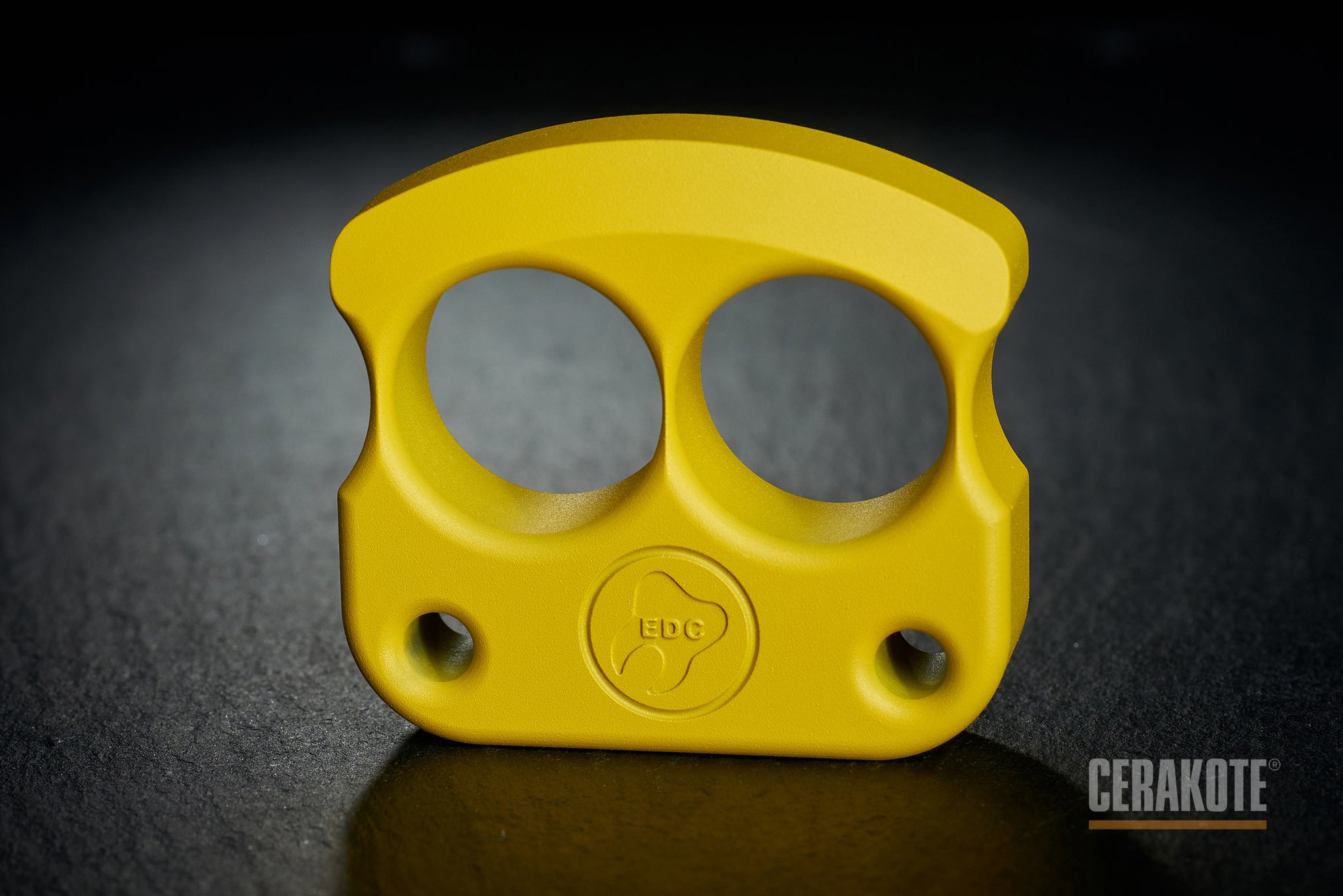 Pocket Art EDC Gear DFK | D01 Corvette Yellow Cerakote Aluminum