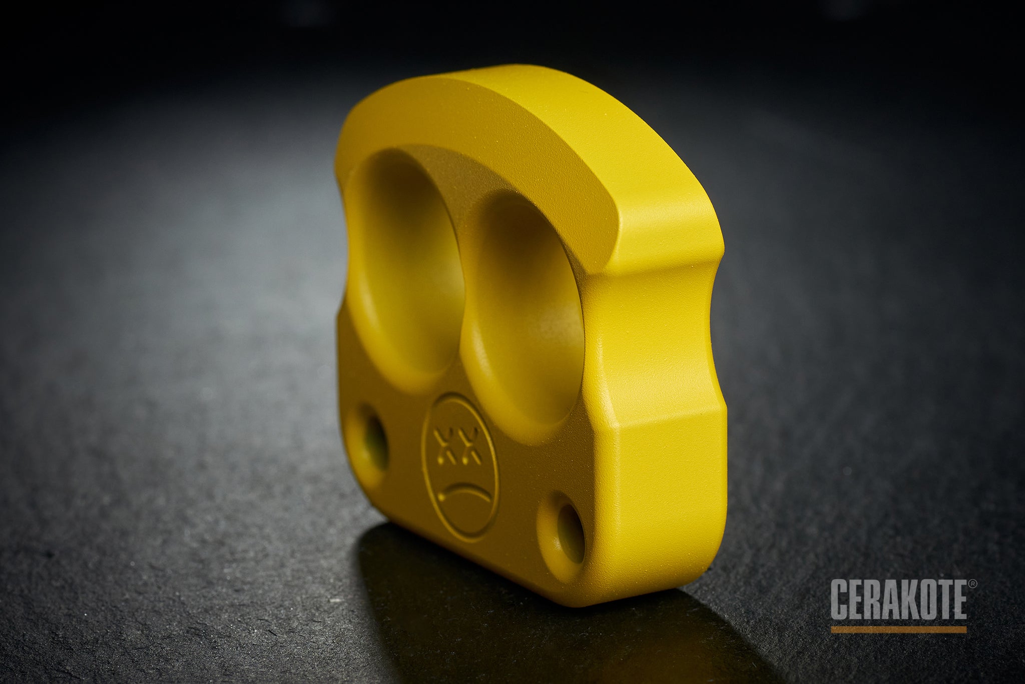 Pocket Art EDC Gear DFK | D01 Corvette Yellow Cerakote Aluminum