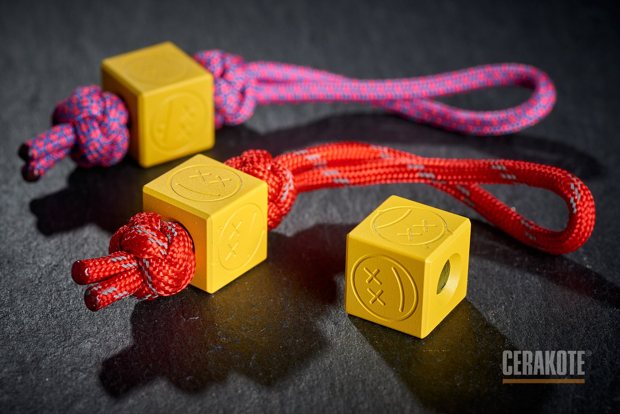 Pocket Art EDC Gear DFK | D01 Corvette Yellow Cerakote Aluminum