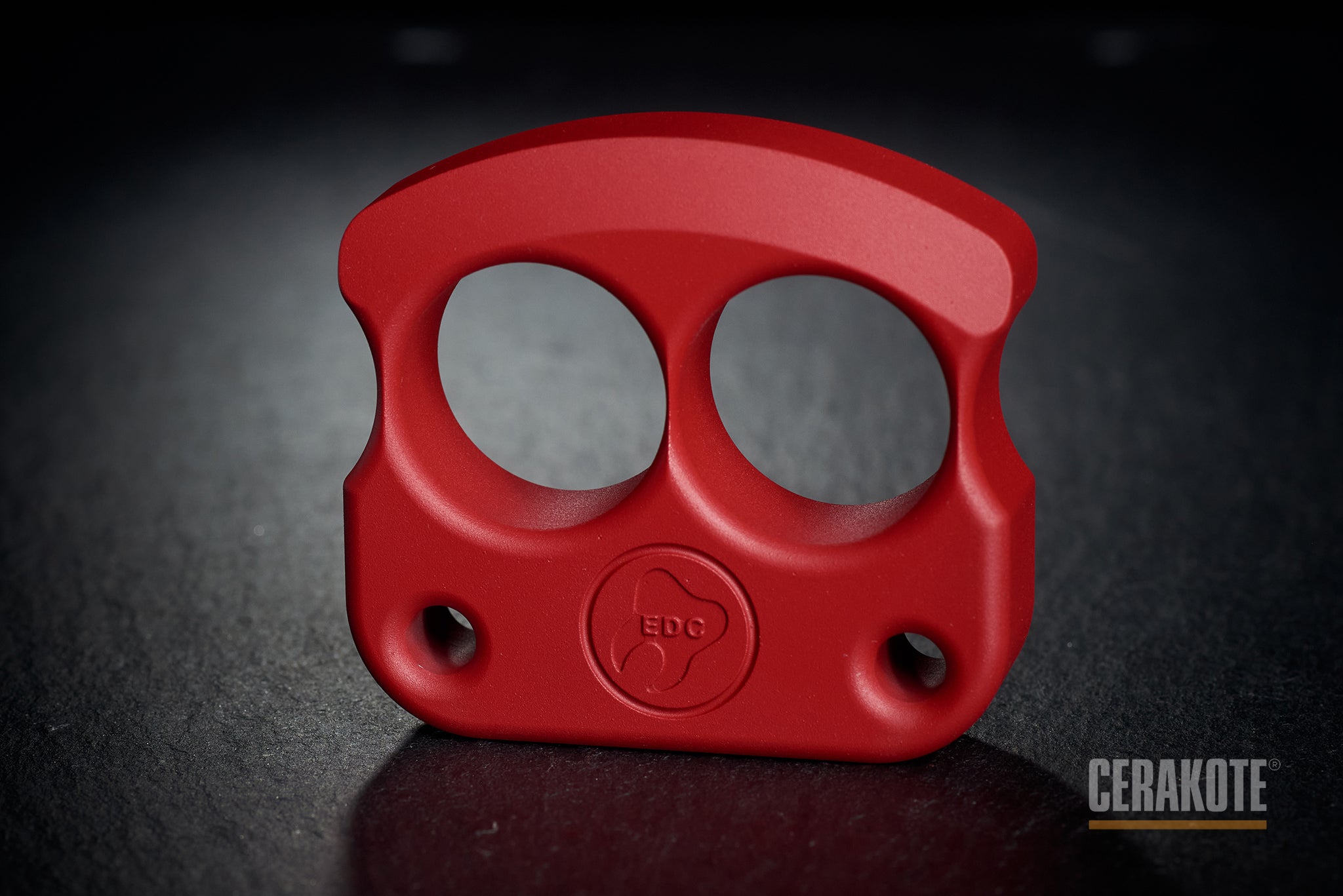 Pocket Art Everyday Carry Gear | D01 Ruby Red Cerakote Aluminum