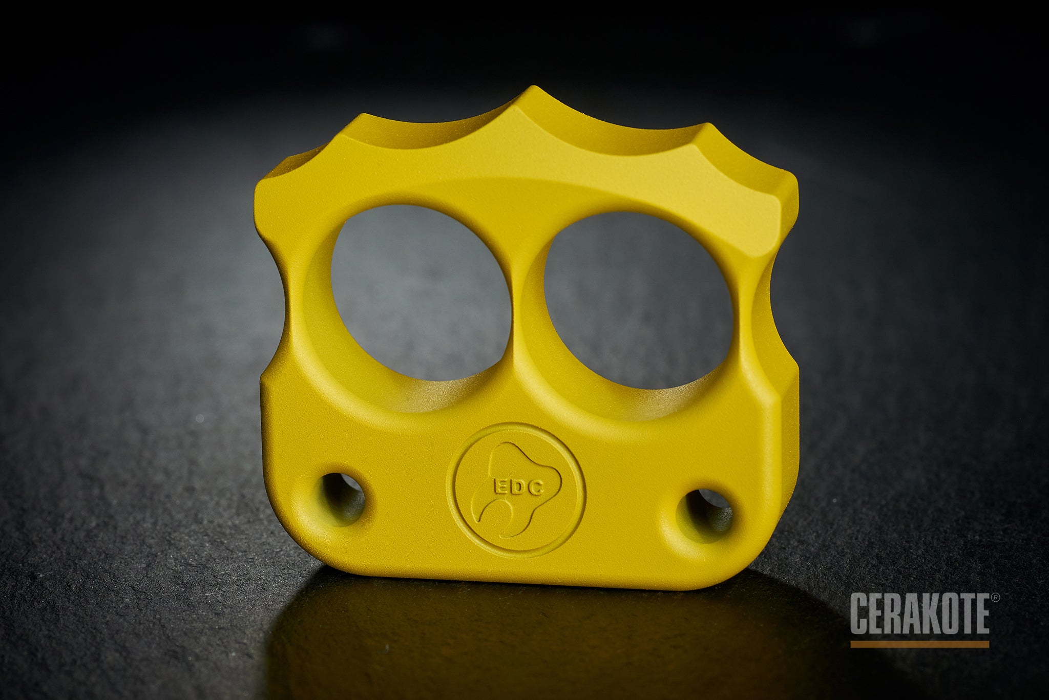 Pocket Art EDC Gear DFK | D03 Corvette Yellow Cerakote Aluminum