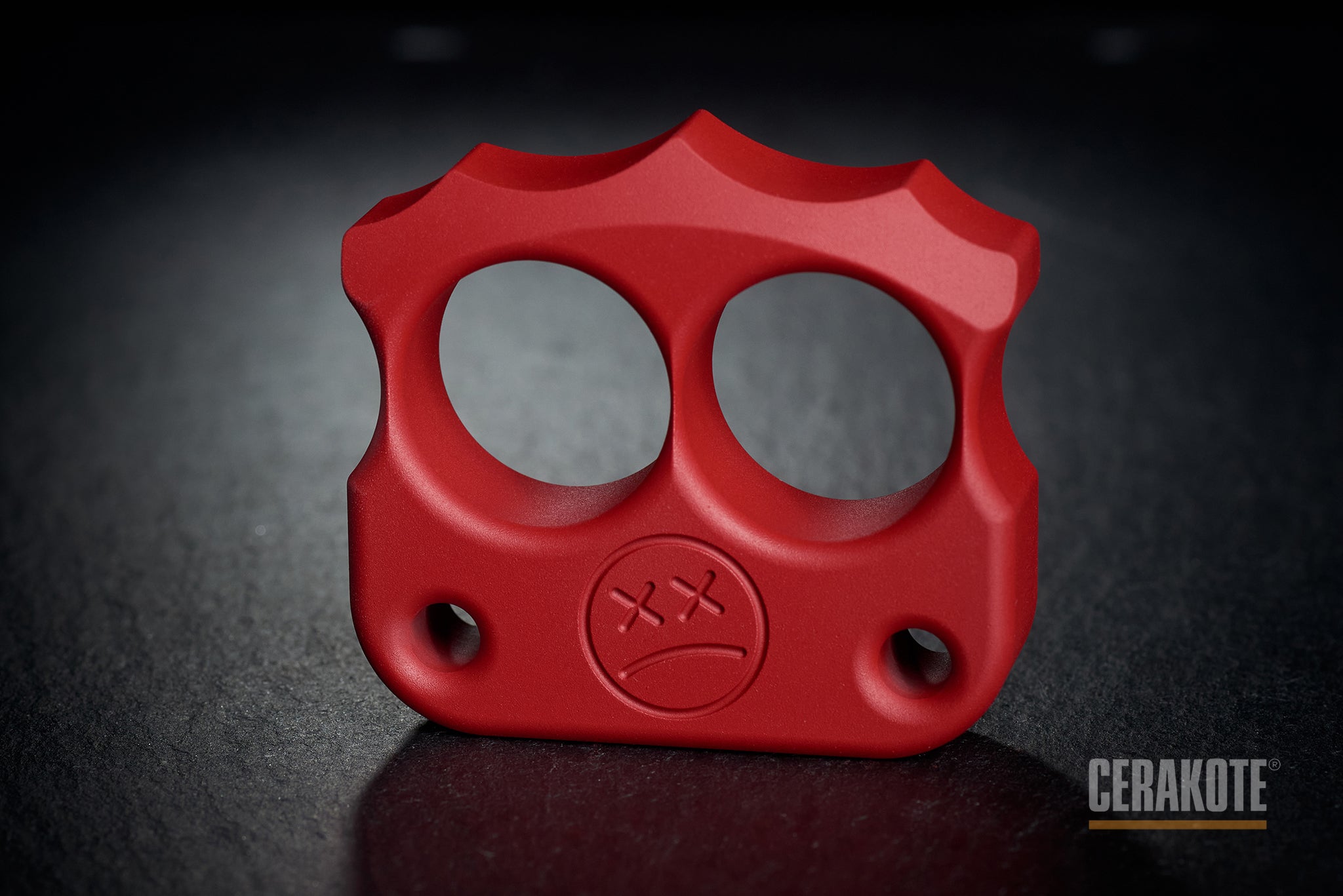 Pocket Art Everyday Carry Gear | D03 Ruby Red Cerakote Aluminum