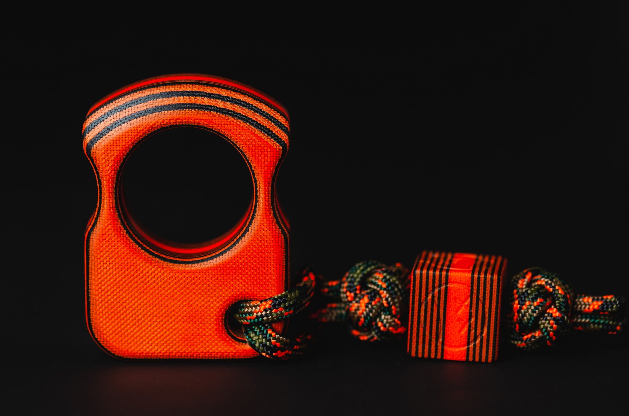 Pocket Art Everyday Carry Tool | S01 Orange Black Micarta