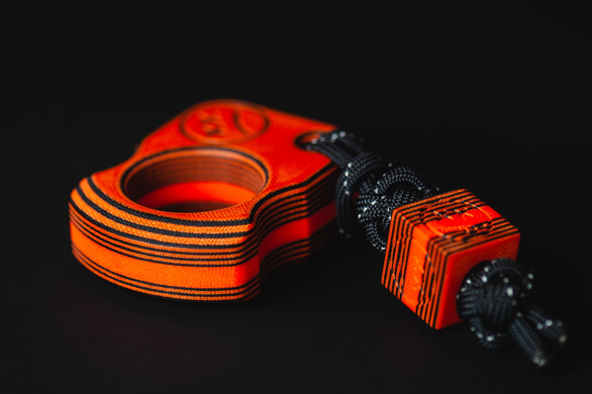 Pocket Art Everyday Carry Tool | S01 Orange Black Micarta