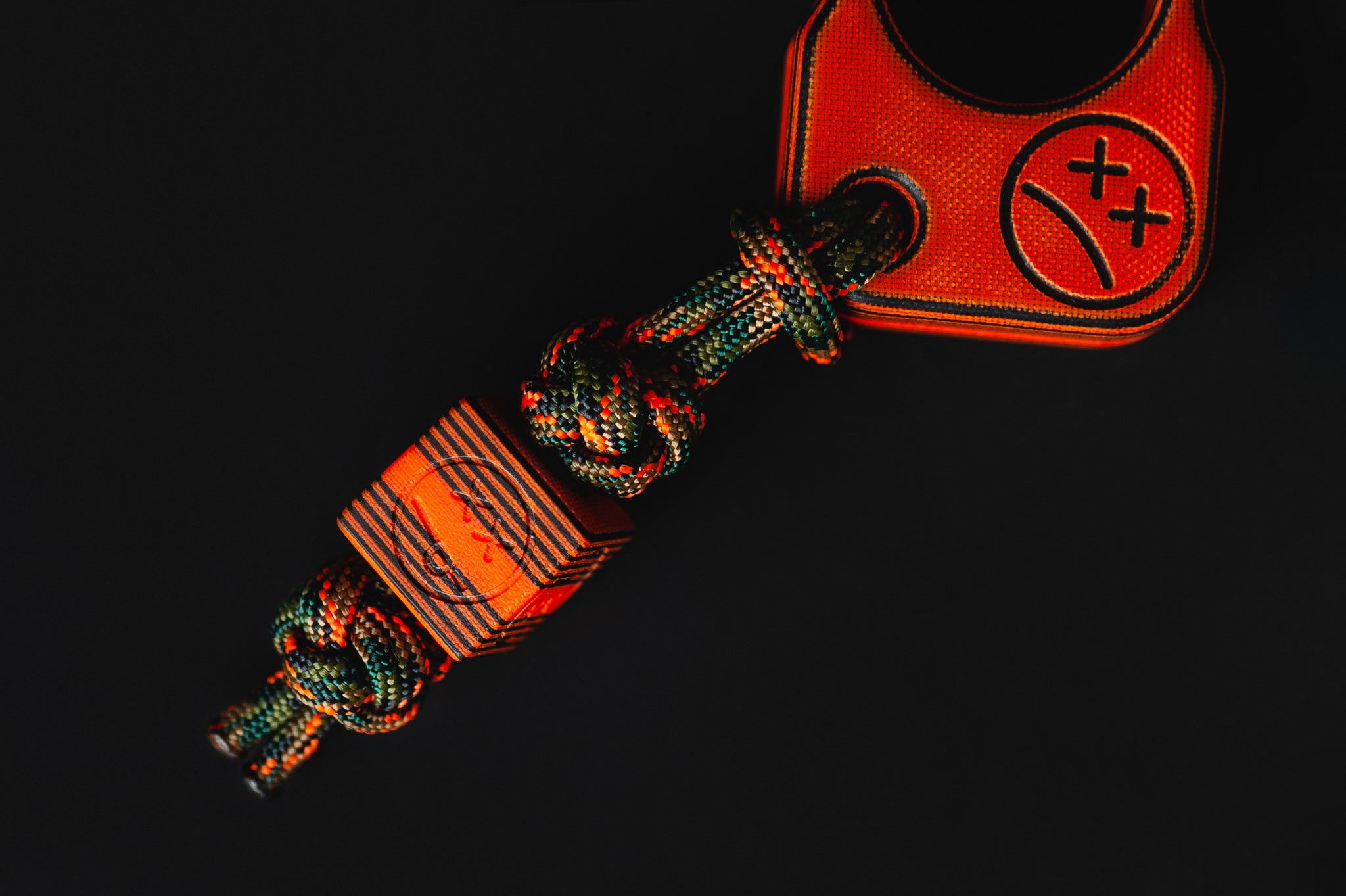 Pocket Art Everyday Carry Tool | S01 Orange Black Micarta