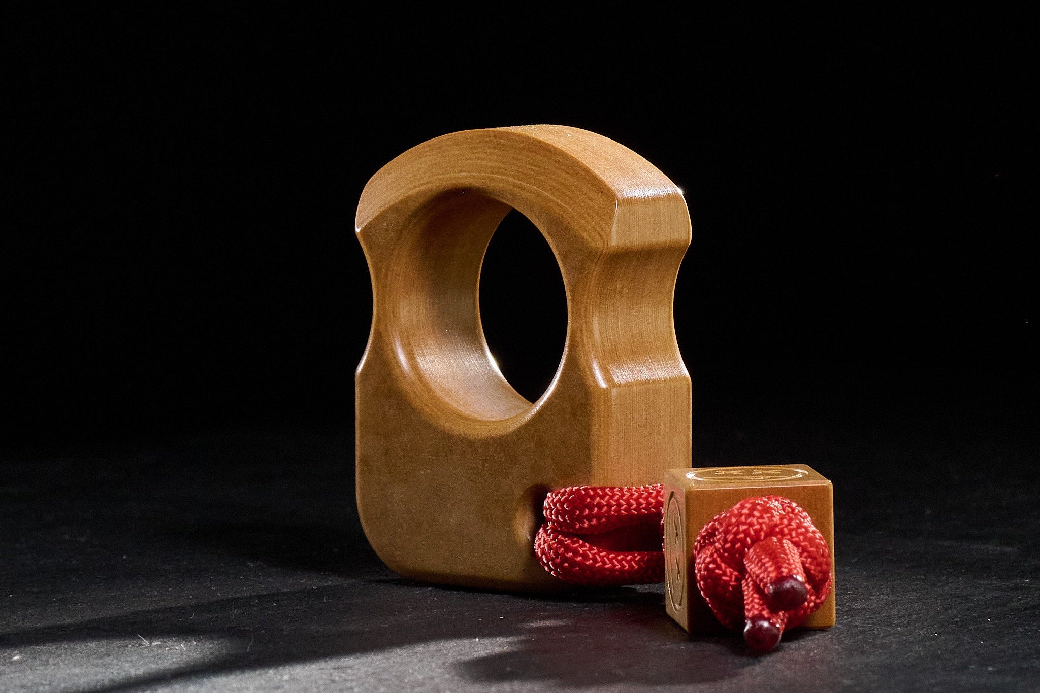 Pocket Art Everyday Carry Artifact | S01 Maple Valley Richlite & Lanyard Bead