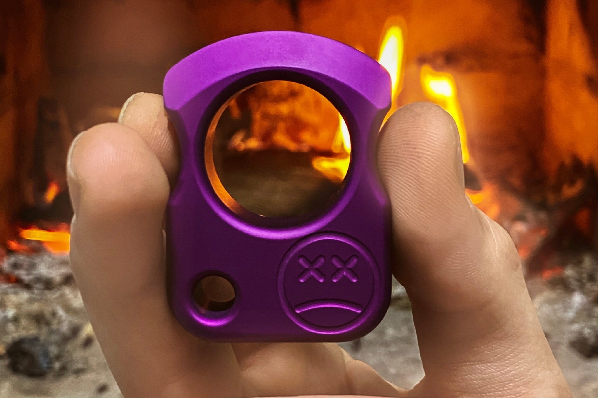 Pocket Art Modern Artifact S01 | Matt Purple Anodized