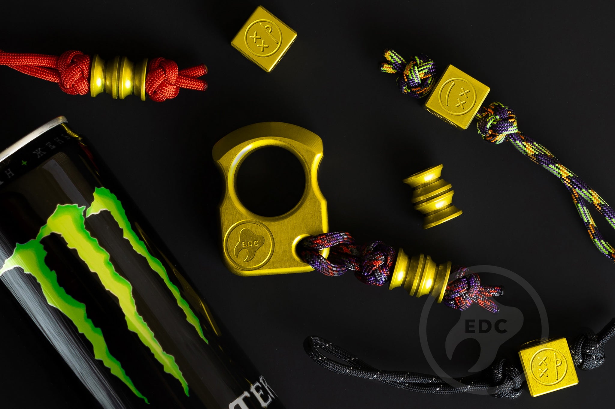 Pocket Art S01 Yellow Anodized | Minimalist Carry Artifact