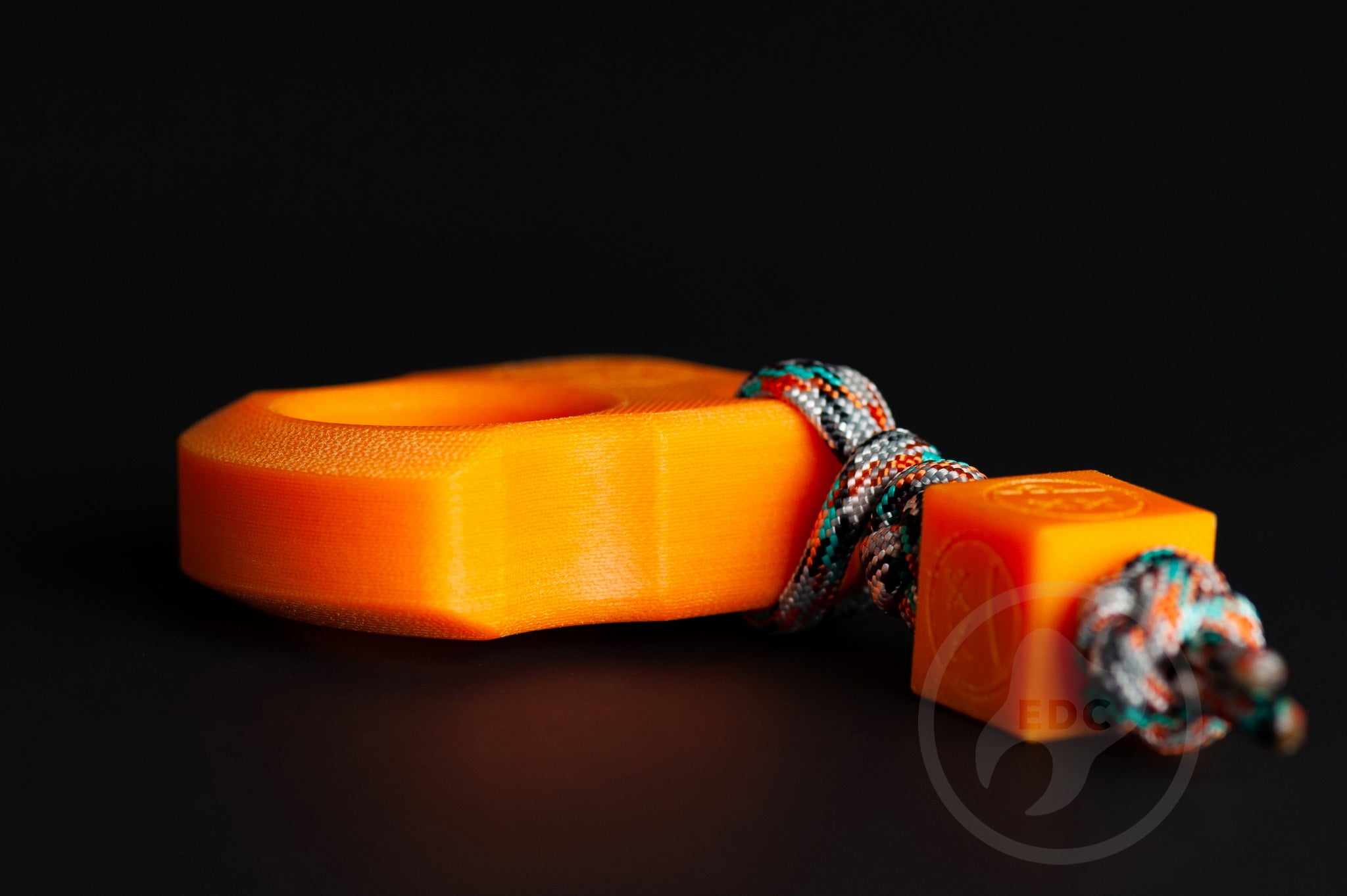 Pocket Art Everyday Carry Set | S01 Yellow Micarta & Lanyard Bead