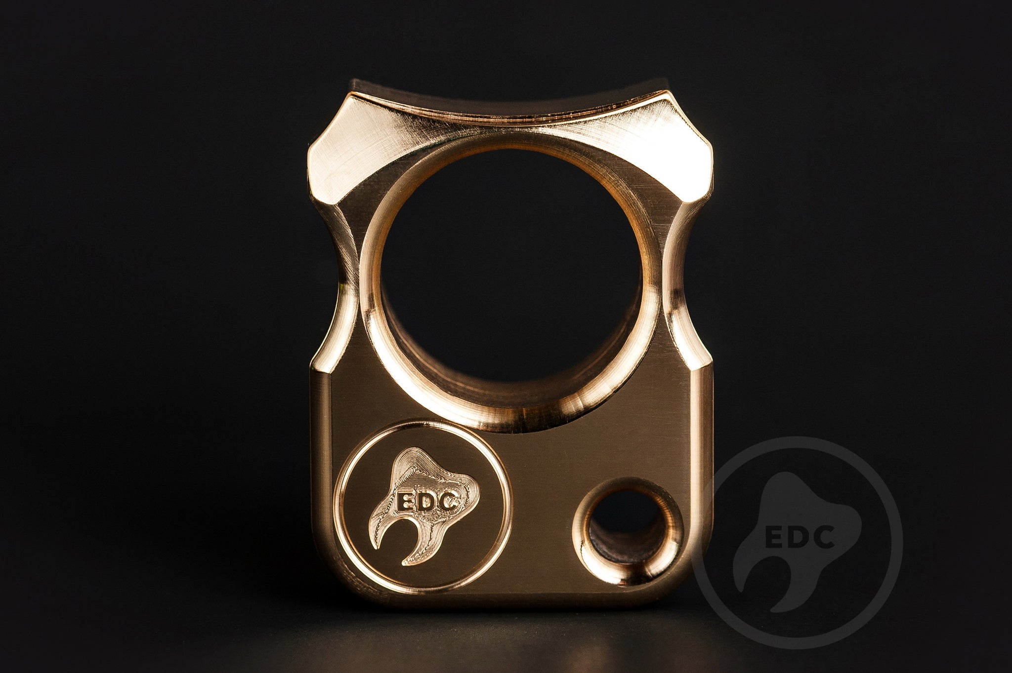 Pocket Art Heirloom EDC | S02 Polished Brass & Lanyard Bead