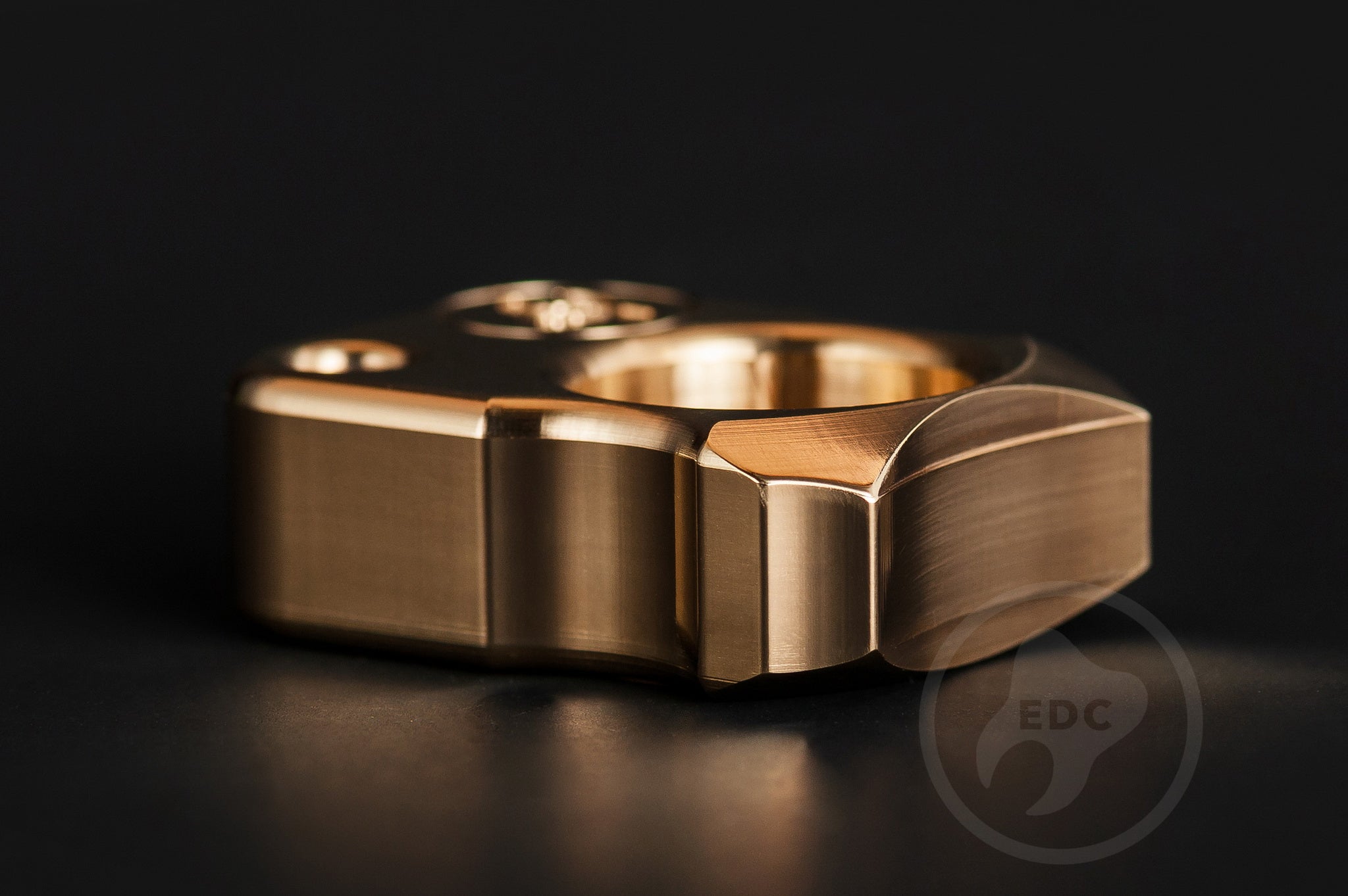 Pocket Art Heirloom EDC | S02 Polished Brass & Lanyard Bead