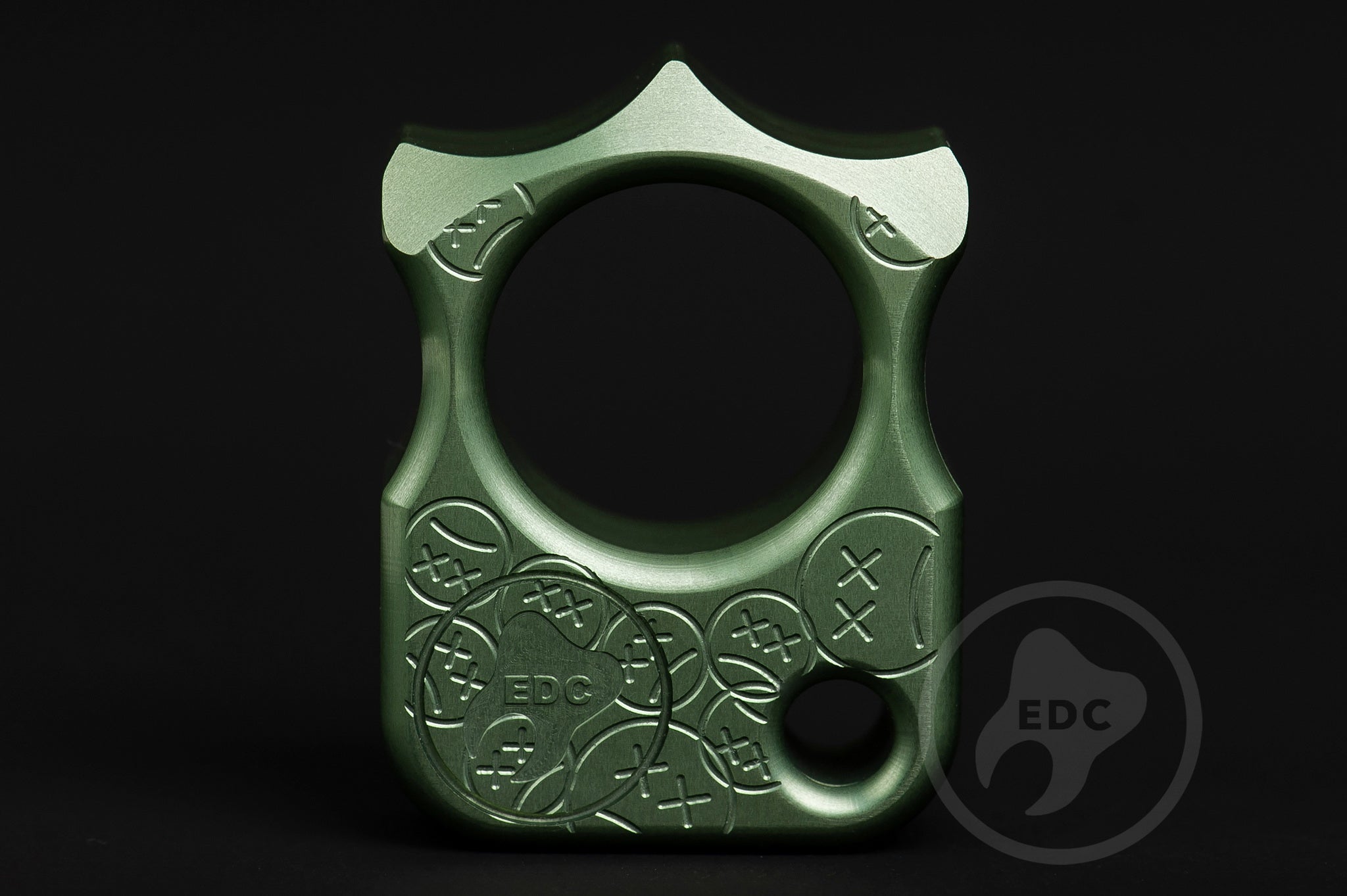 Pocket Art S03 Sad Face Stamp | Oliva Anodized Curated Carry