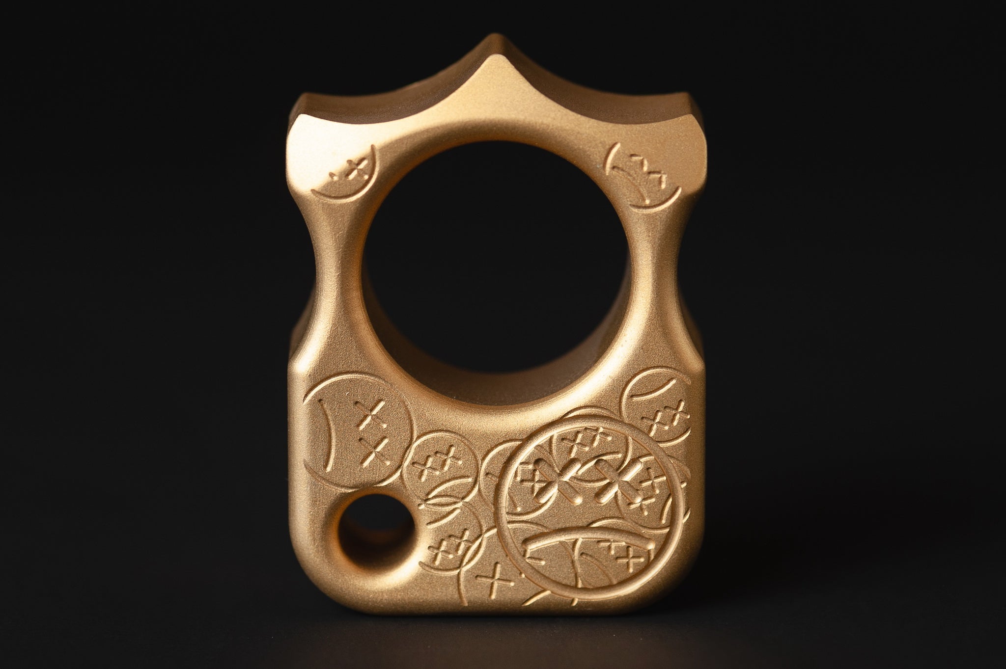 Pocket Art Industrial Tool | S03 Stamp Sandblasted Brass & Bead