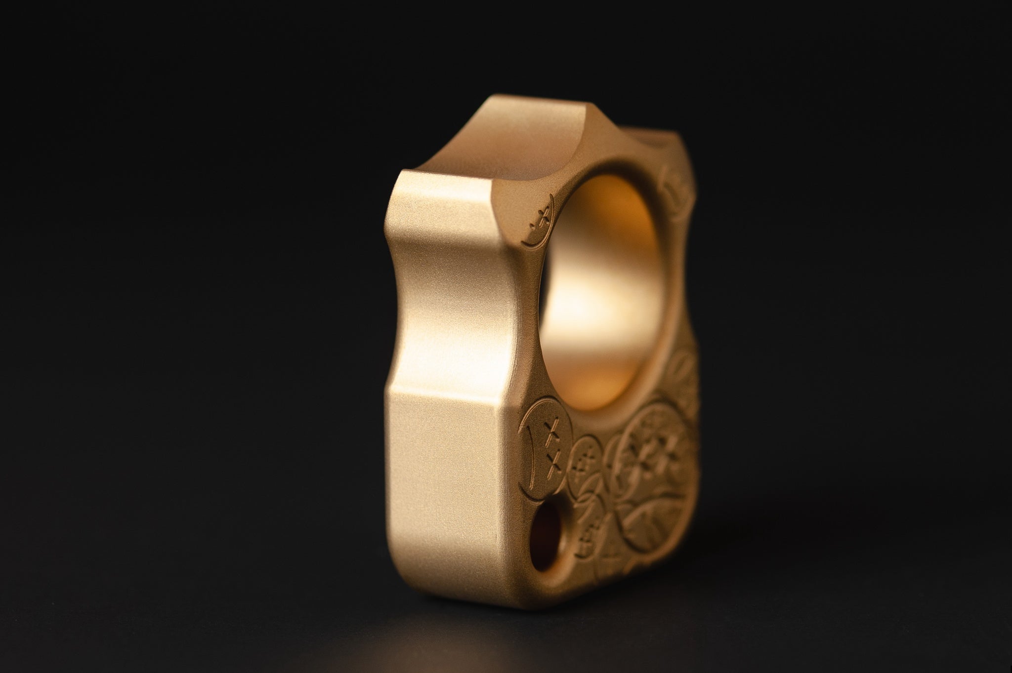 Pocket Art Industrial Tool | S03 Stamp Sandblasted Brass & Bead