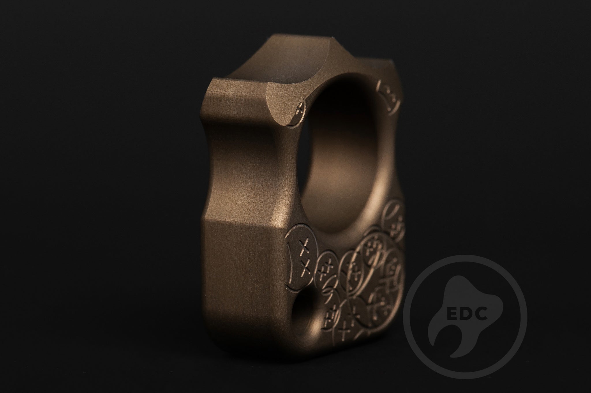 Pocket Art Everyday Artifact S03 Sad Face Stamp | Hard Desert Anodized