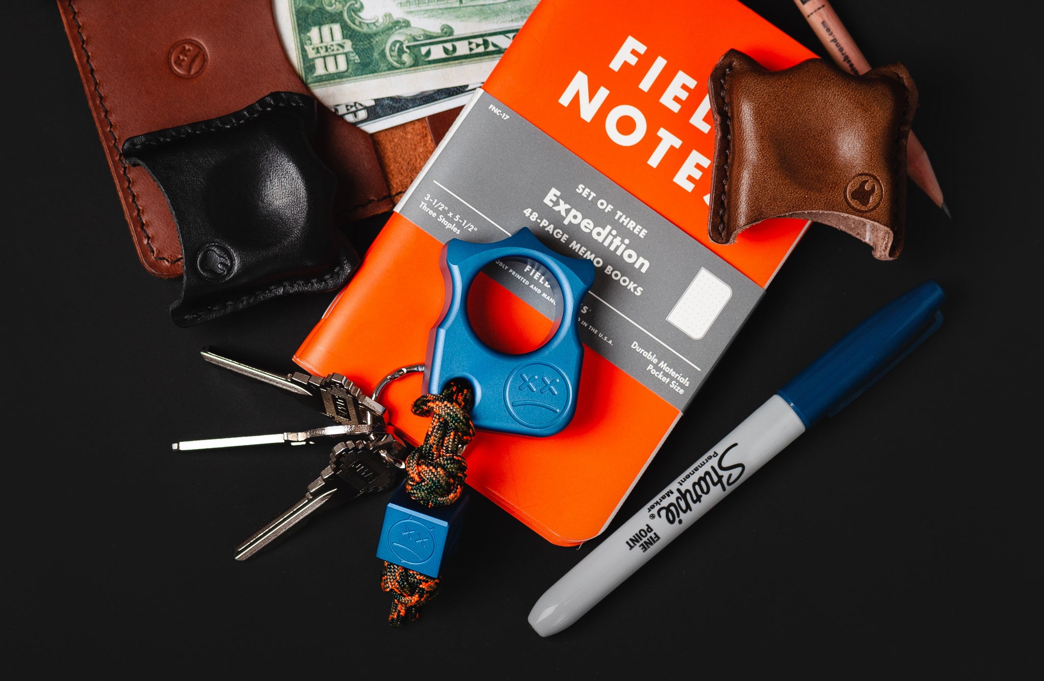 Pocket Art Machined Accessory S03 | Matt Blue Anodized