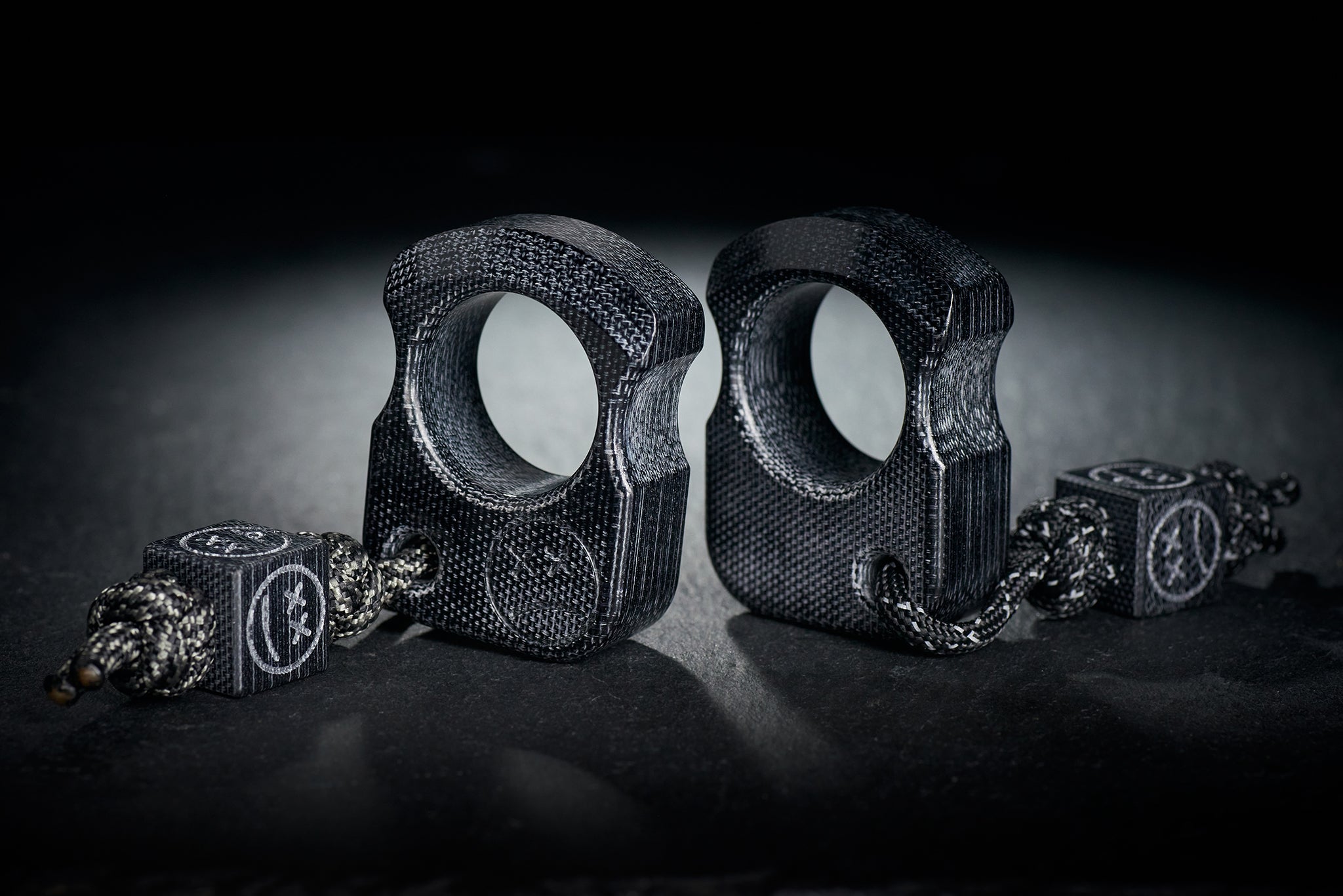 Pocket Art SFK 01 Black Canvas Micarta | Tactical Single Finger Tool