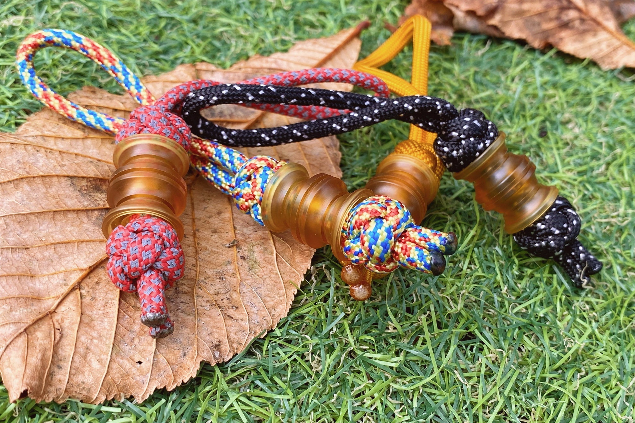 Precision-machined grooves on a heat-resistant Ultem EDC bead.