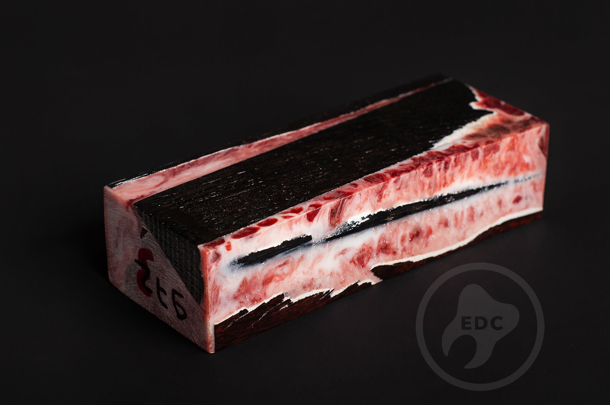 Collector's EDC Sculpture | Series S01 - Hybrid Ironwood & Oak | "Dragonborn" Bead Set