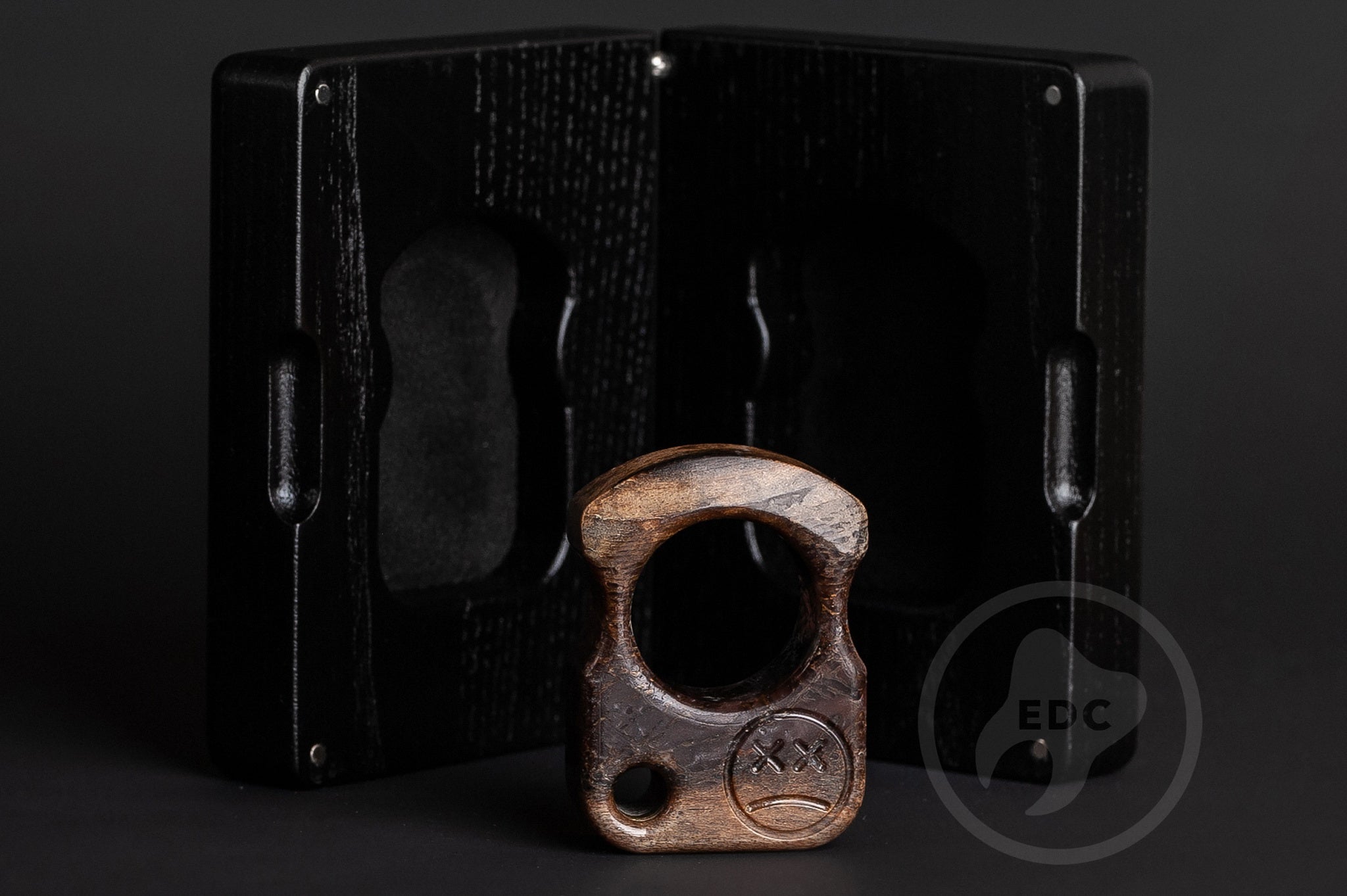 Premium black oak gift box with Alcantara lining for the War Bear set.-1