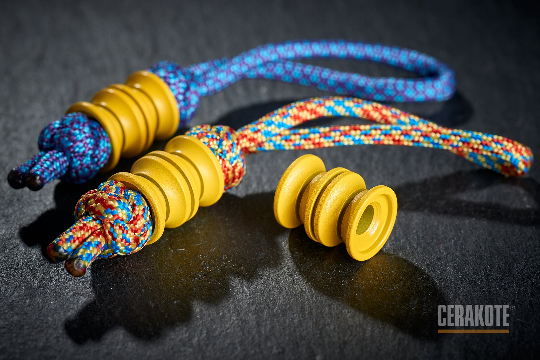 Pocket Art EDC Gear DFK | D01 Corvette Yellow Cerakote Aluminum