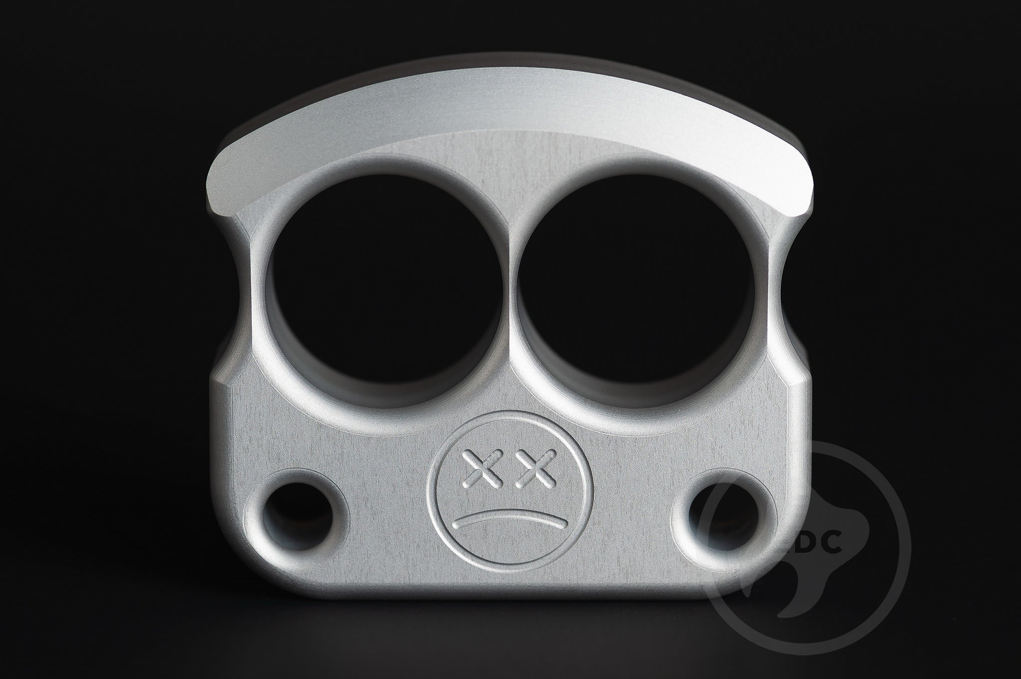 Pocket Art D01 Grey Anodized Aluminum | Double Finger Tool