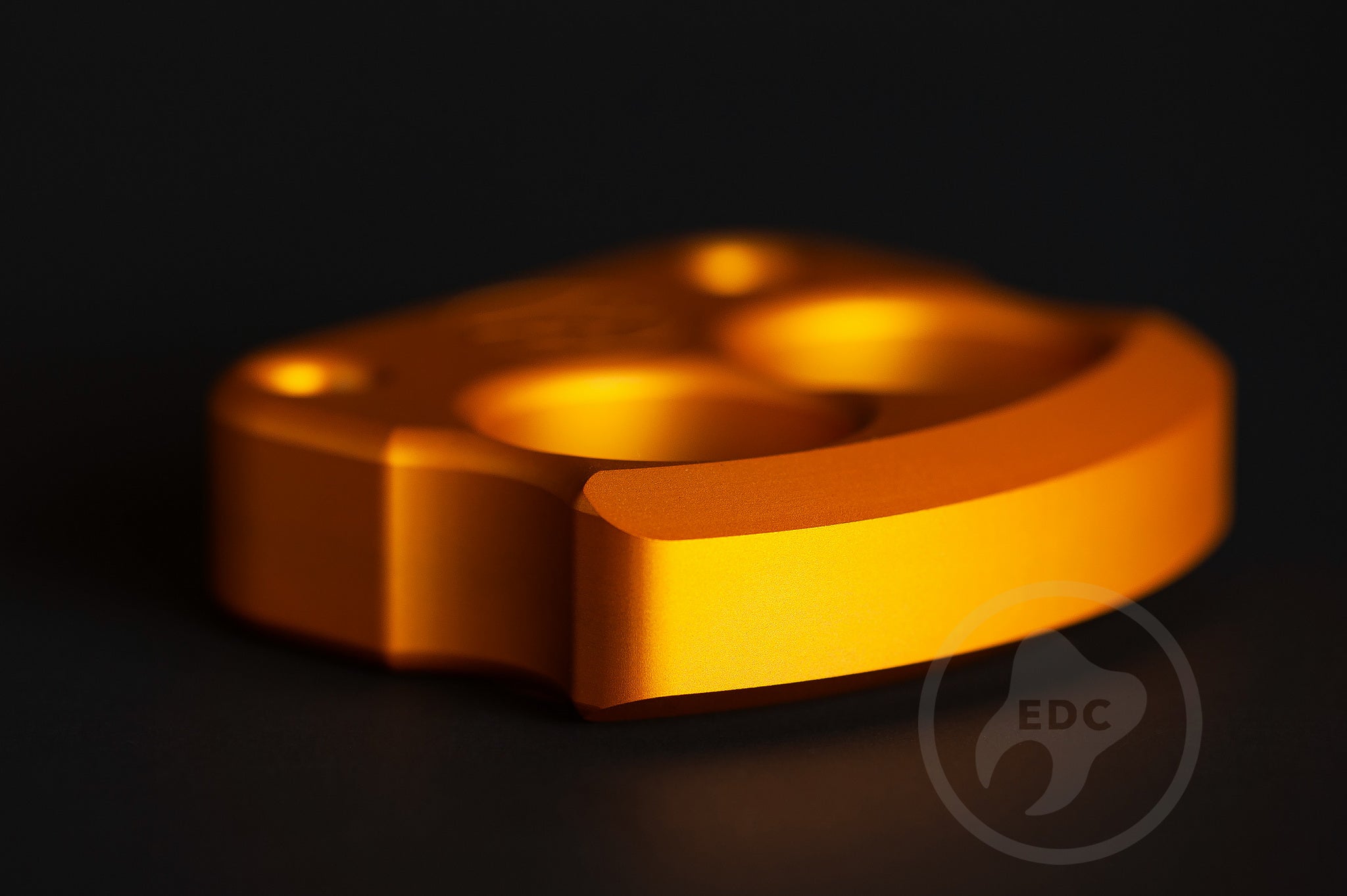 Pocket Art D01 Orange Anodized Aluminum | 2 Finger Tool