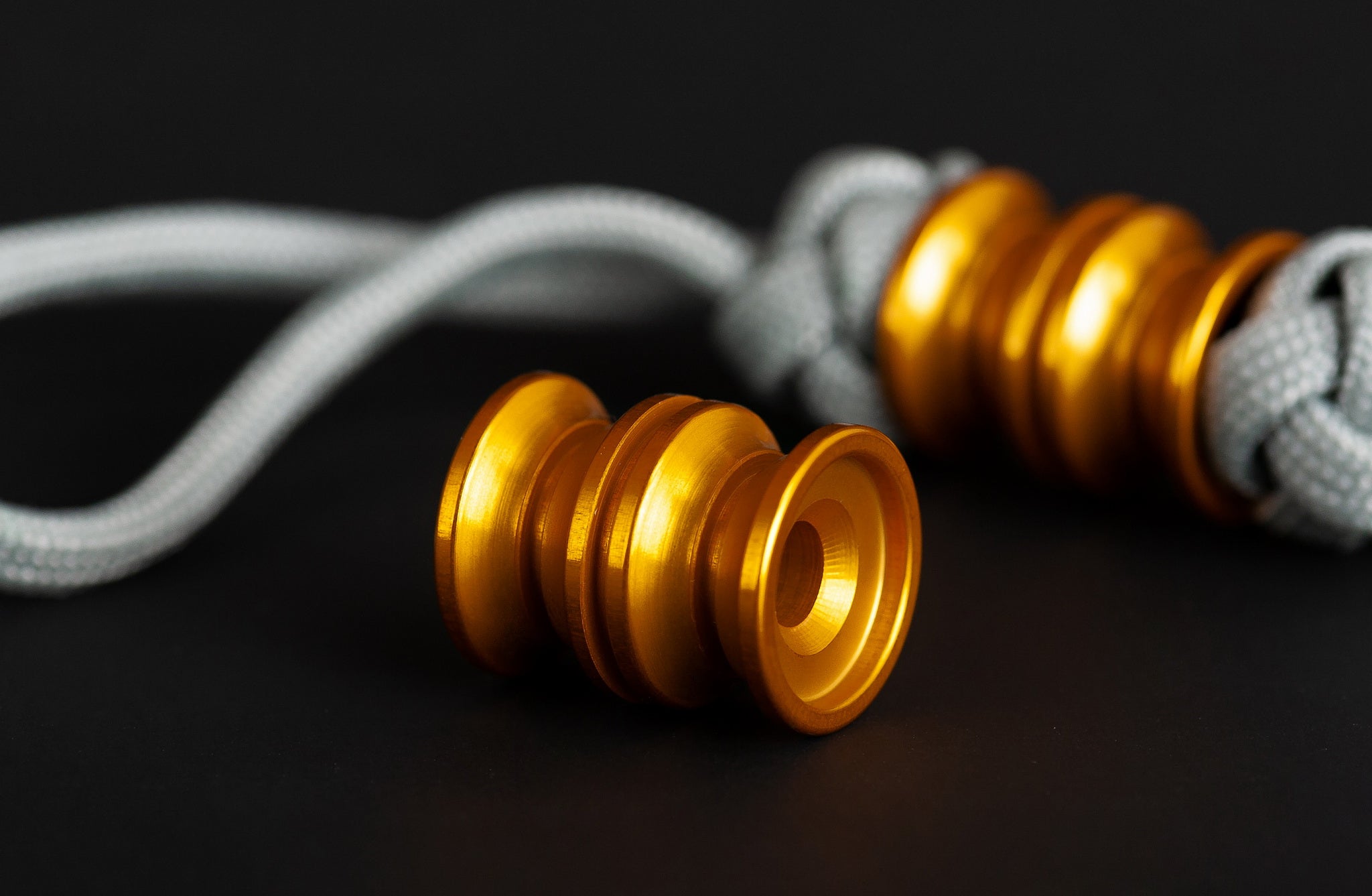 Pocket Art D01 Orange Anodized Aluminum | 2 Finger Tool