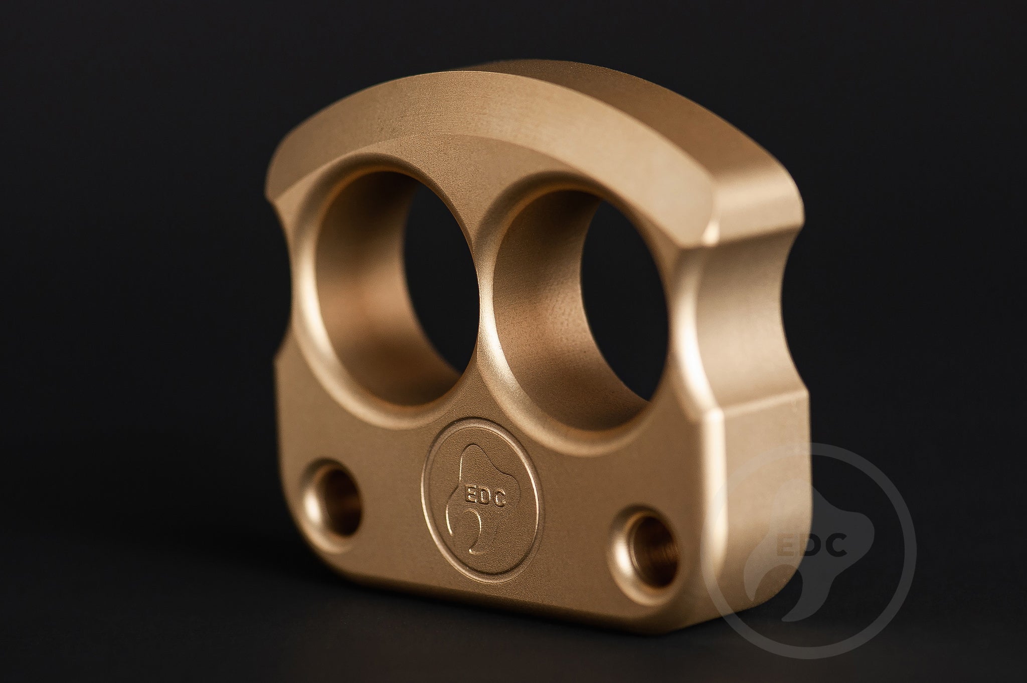 Pocket Art D01 Sandblasted Brass | Two Finger Tool