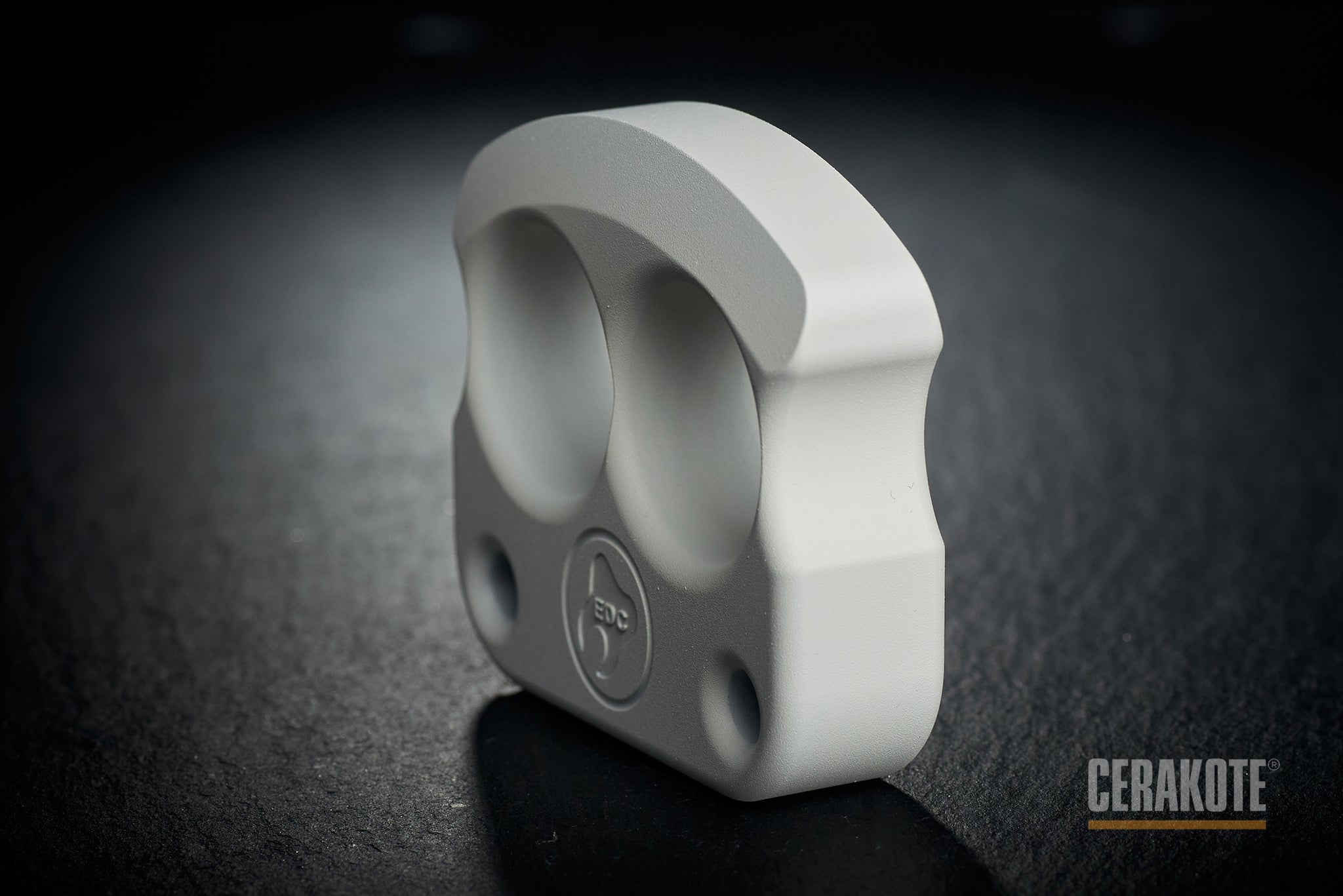 Pocket Art Tactical EDC Gear | D01 Snow White Cerakote Aluminum