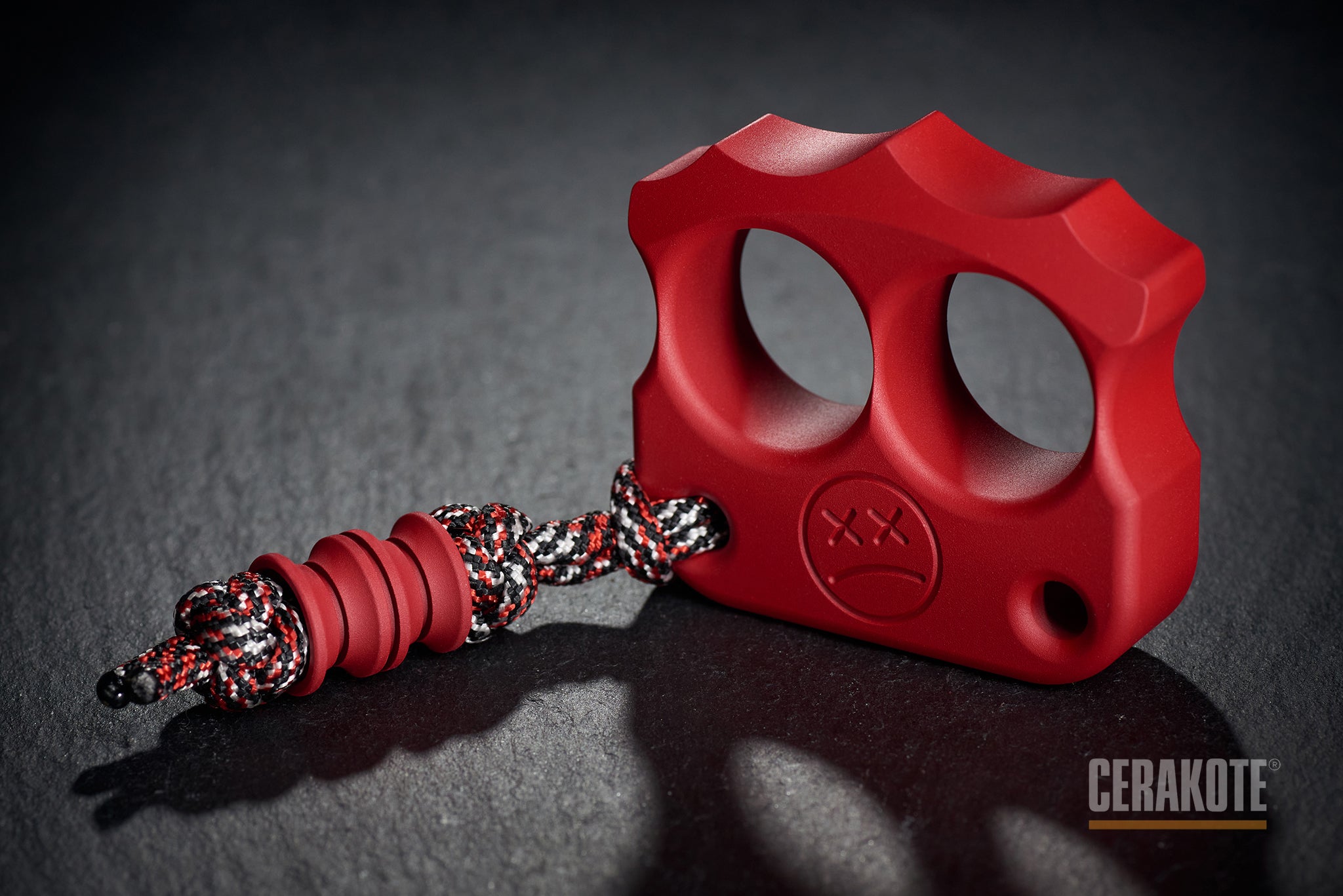 Pocket Art Everyday Carry Gear | D03 Ruby Red Cerakote Aluminum