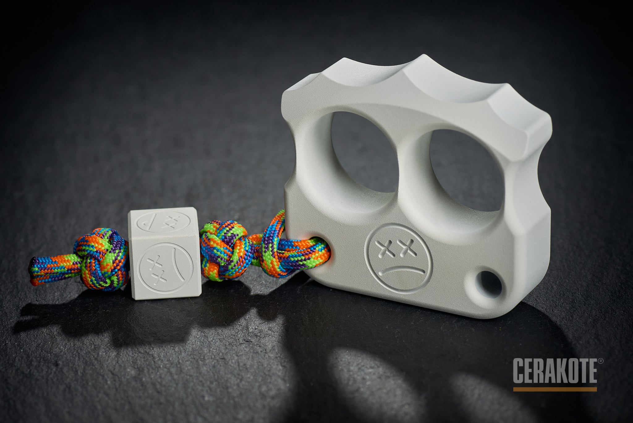 Pocket Art Tactical EDC Gear | D03 Snow White Cerakote Aluminum