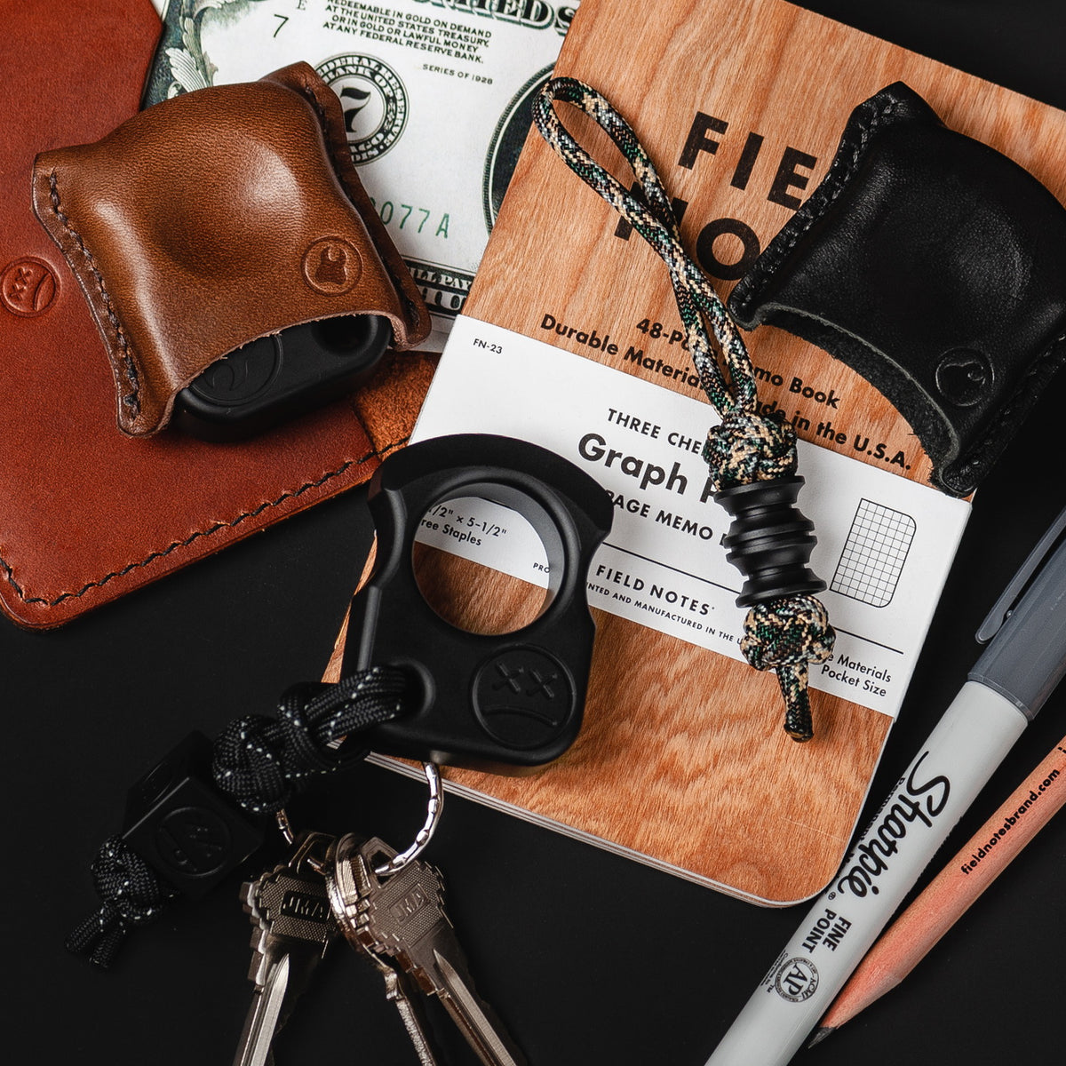 Pocket Art EDC Gear S01 | Hard Black Anodized