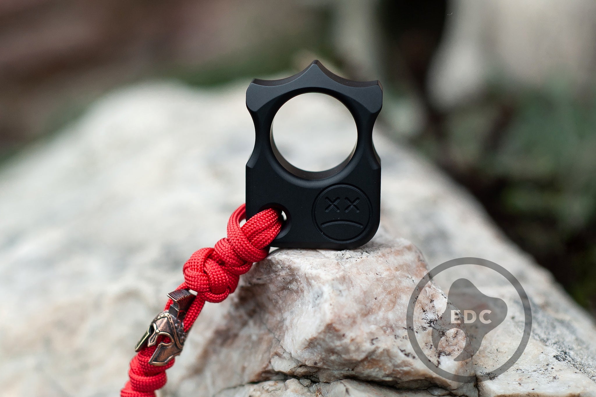 Pocket Art Everyday Carry Set | S03 Hard Black Anodized & Spartan Helmet Bead