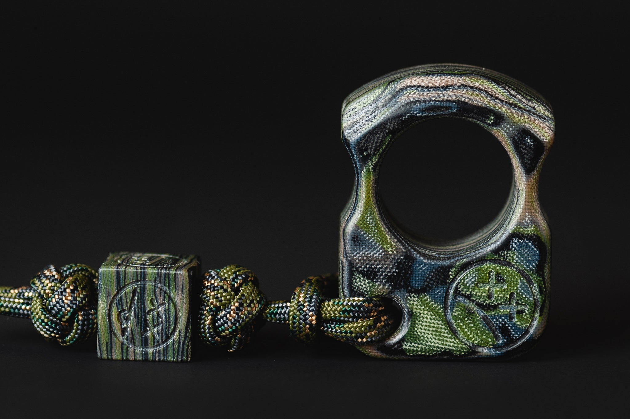 Pocket Art Everyday Carry Tool | S01 Camo Rag Micarta