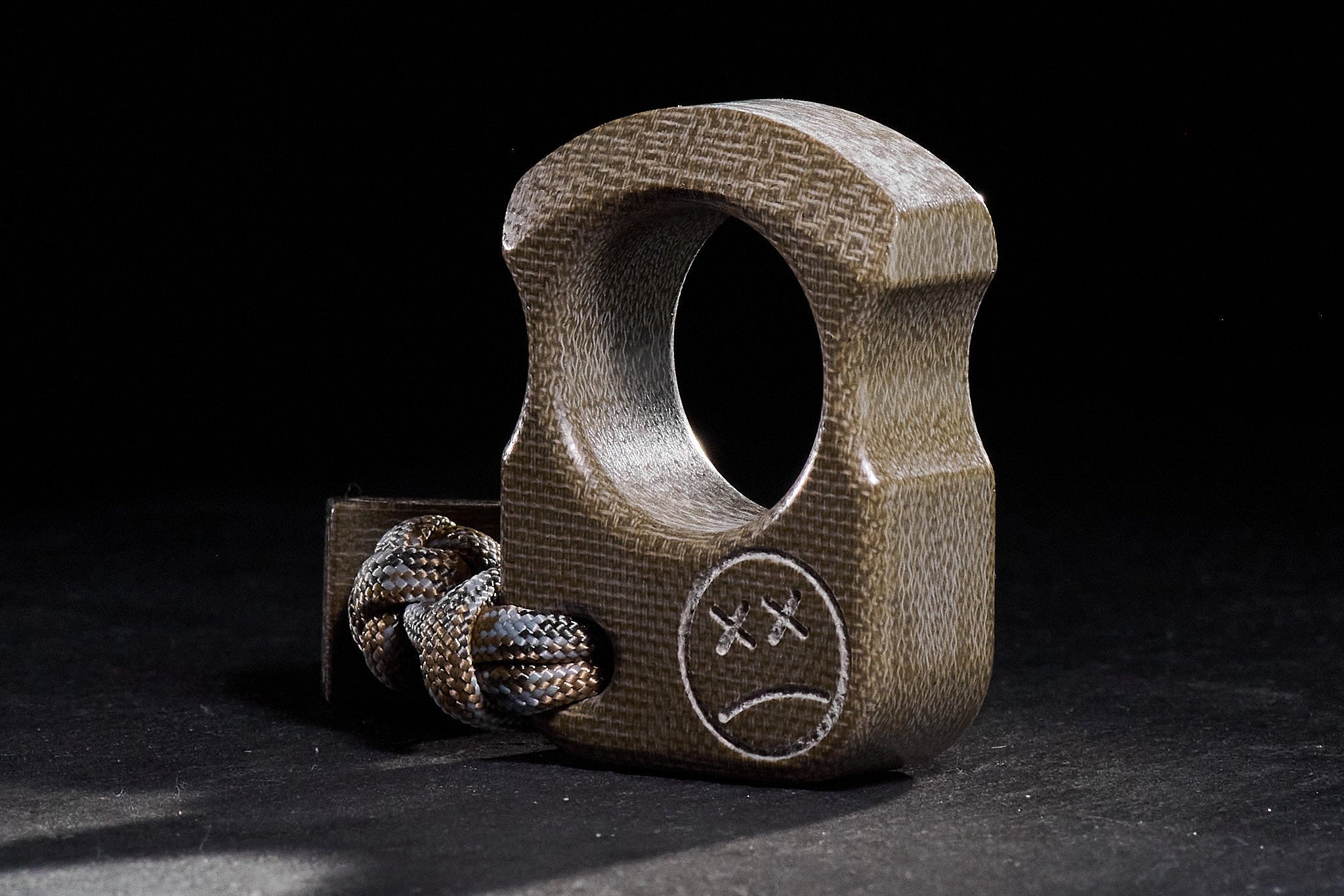 Pocket Art Tactical EDC Gear | S01 Green Canvas Micarta Artifact