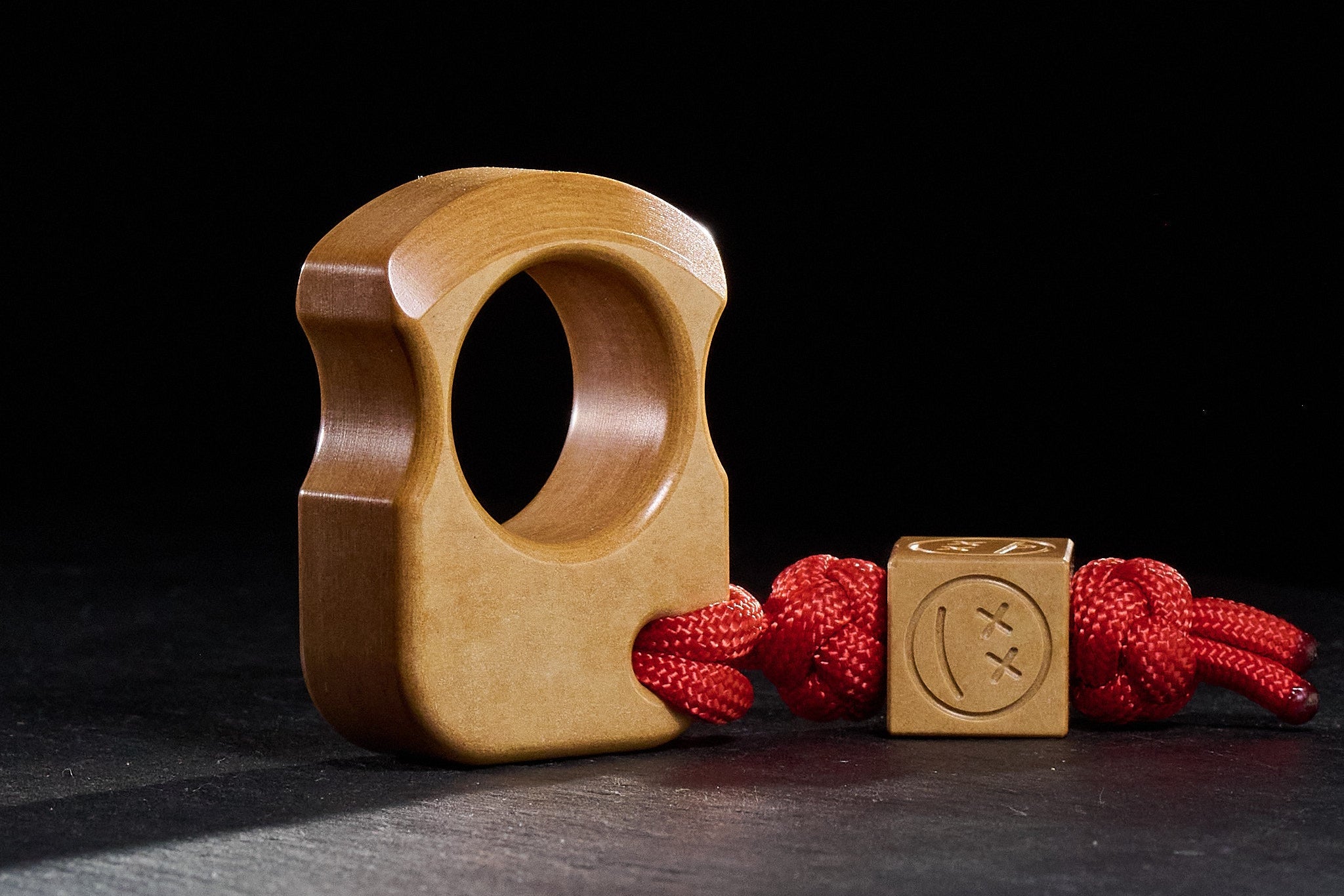 Pocket Art Everyday Carry Artifact | S01 Maple Valley Richlite & Lanyard Bead