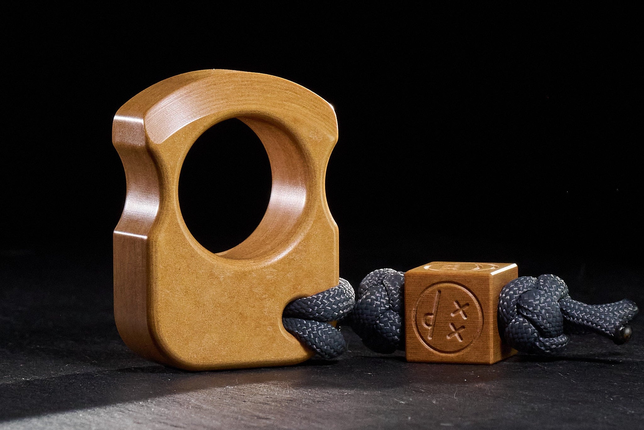 Pocket Art Everyday Carry Artifact | S01 Maple Valley Richlite & Lanyard Bead