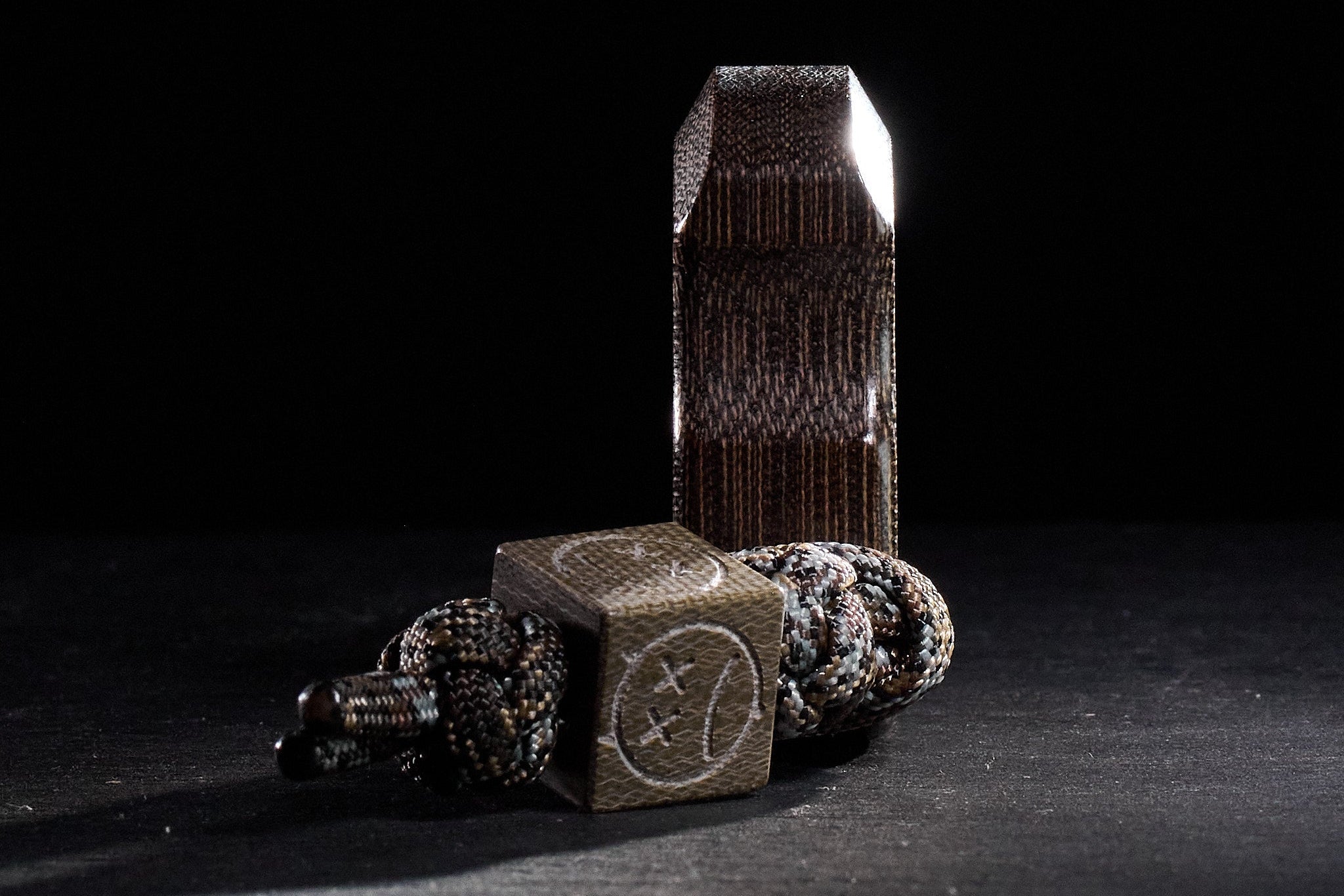 Pocket Art Everyday Carry Gear | S01 OD Green Canvas Micarta