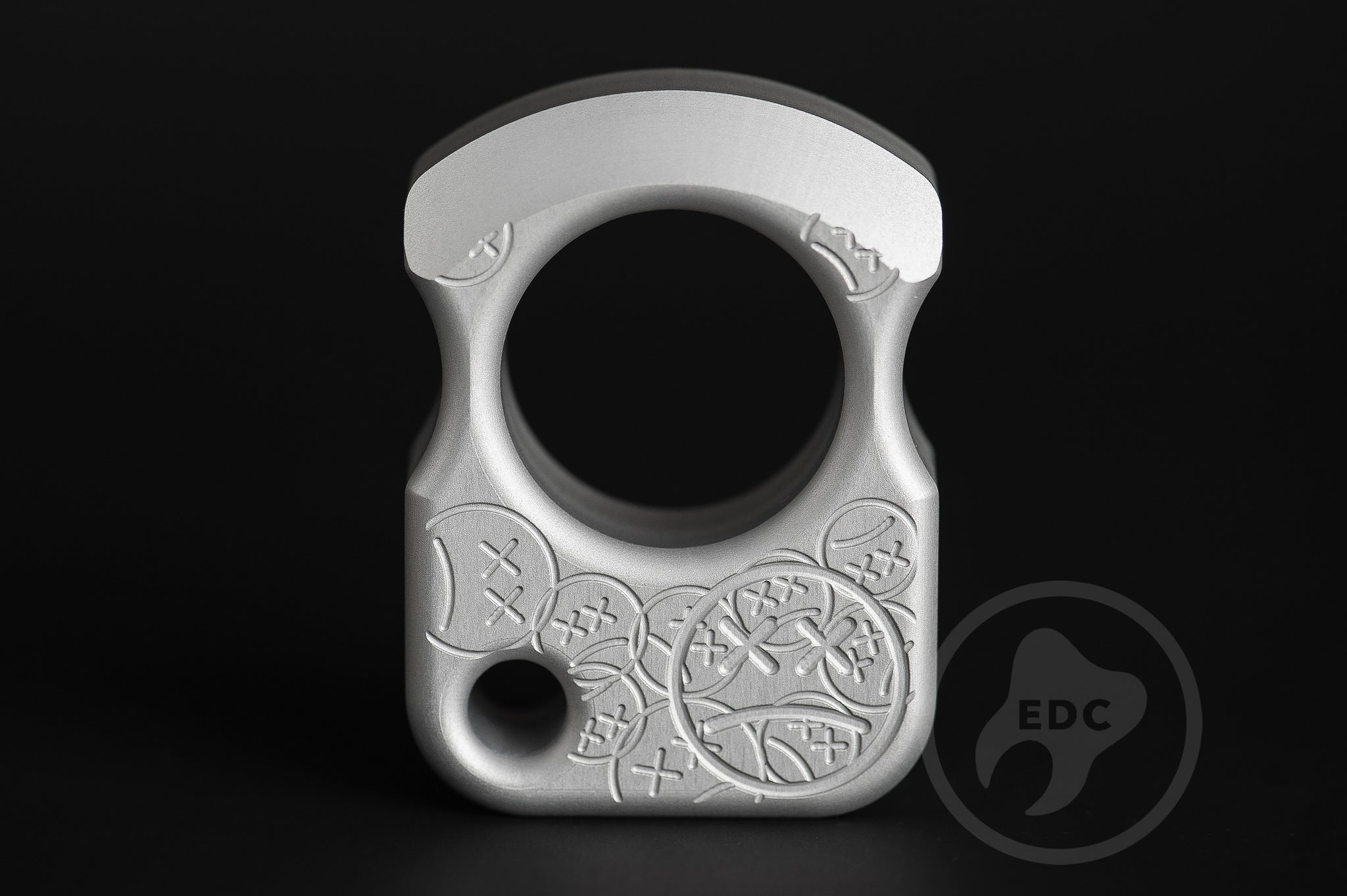 Pocket Art Pocket Dump Accessory S01 Sad Face Stamp | Grey Anodized