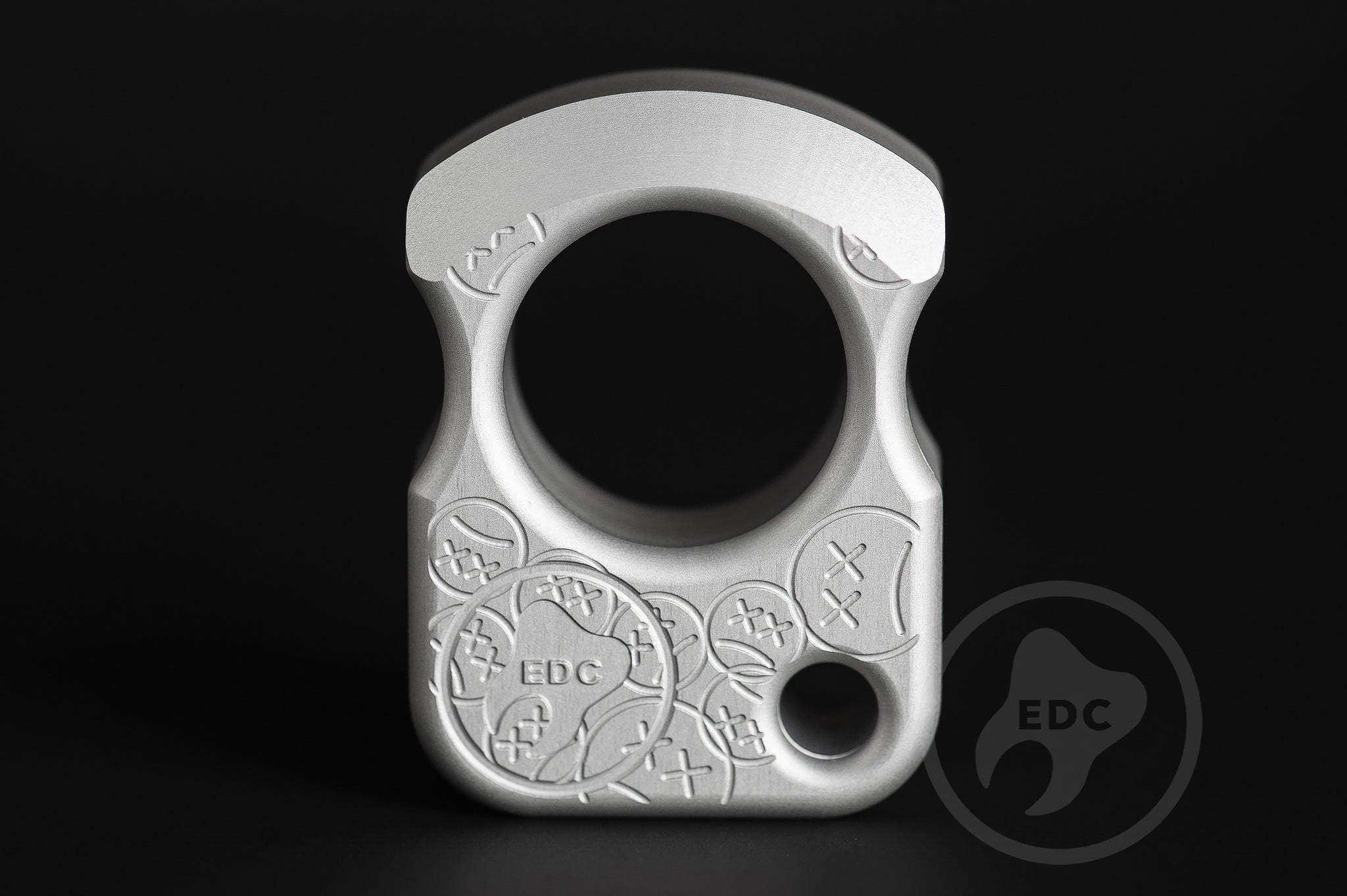 Pocket Art Pocket Dump Accessory S01 Sad Face Stamp | Grey Anodized