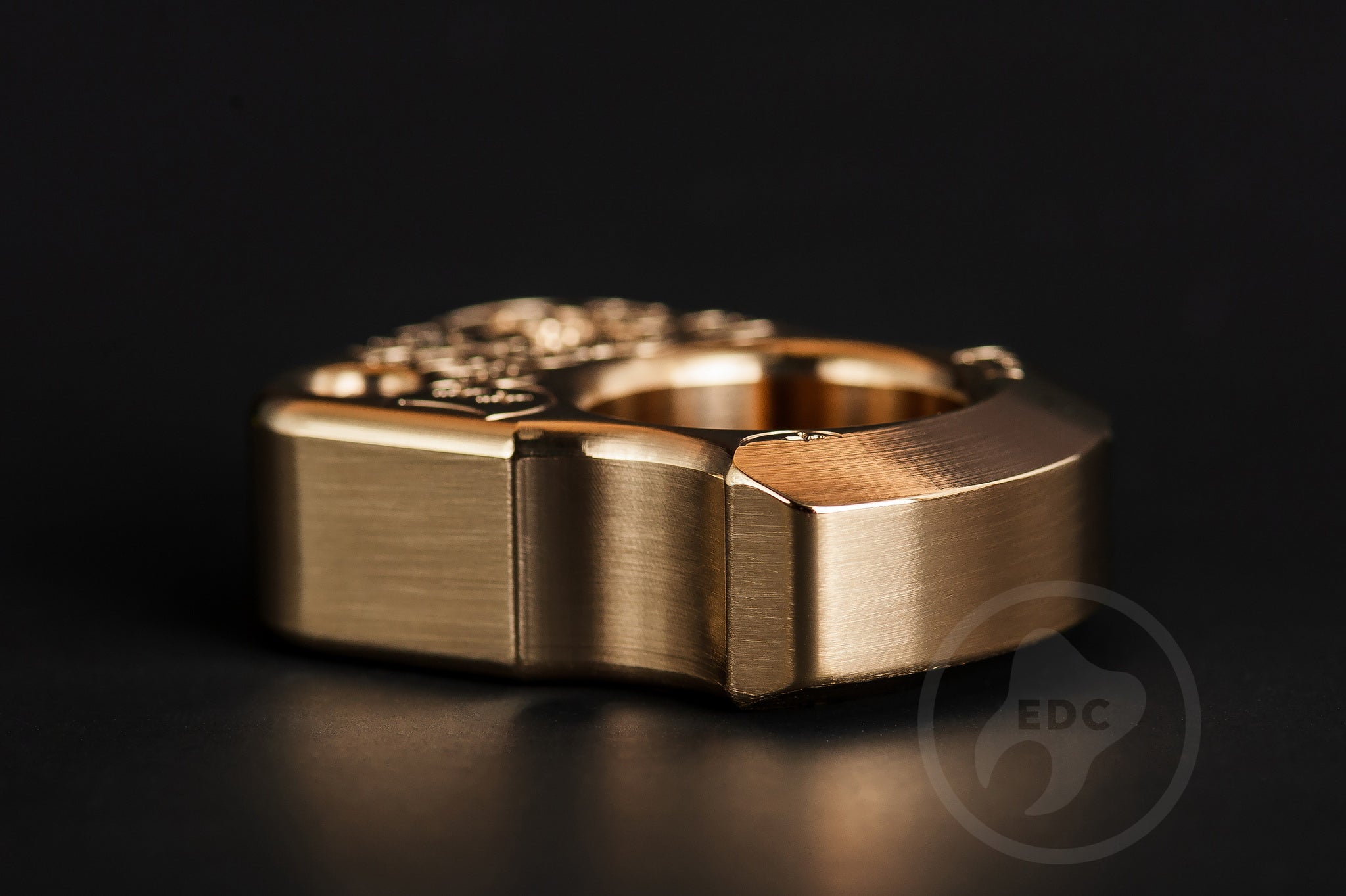 Pocket Art Premium EDC Tool | S01 Stamp Polished Brass & Lanyard Bead