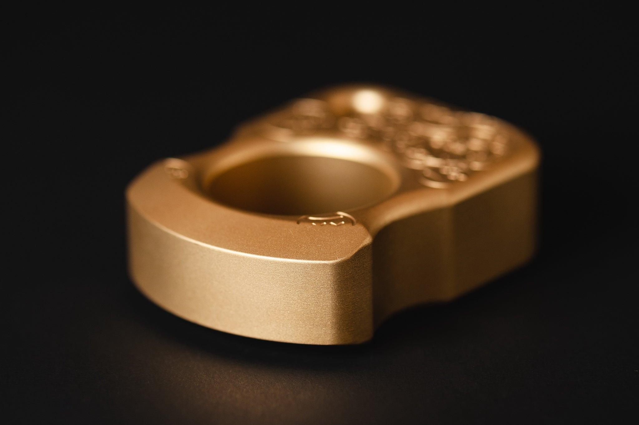 Pocket Art Handcrafted Pocket Tool | S01 Stamp Sandblasted Brass & Bead