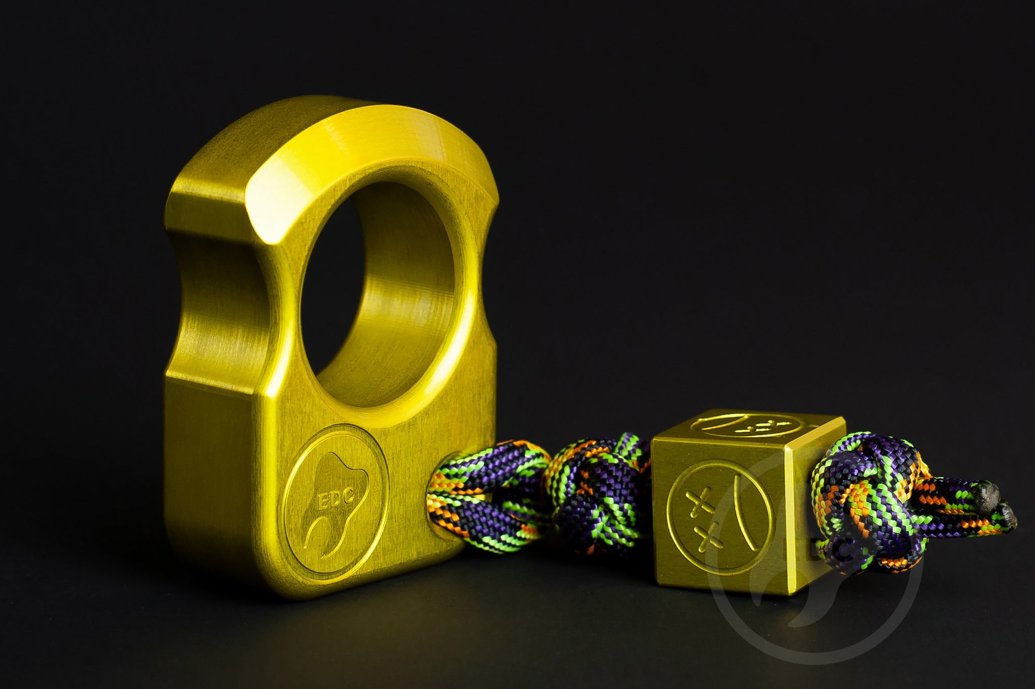 Pocket Art S01 Yellow Anodized | Minimalist Carry Artifact