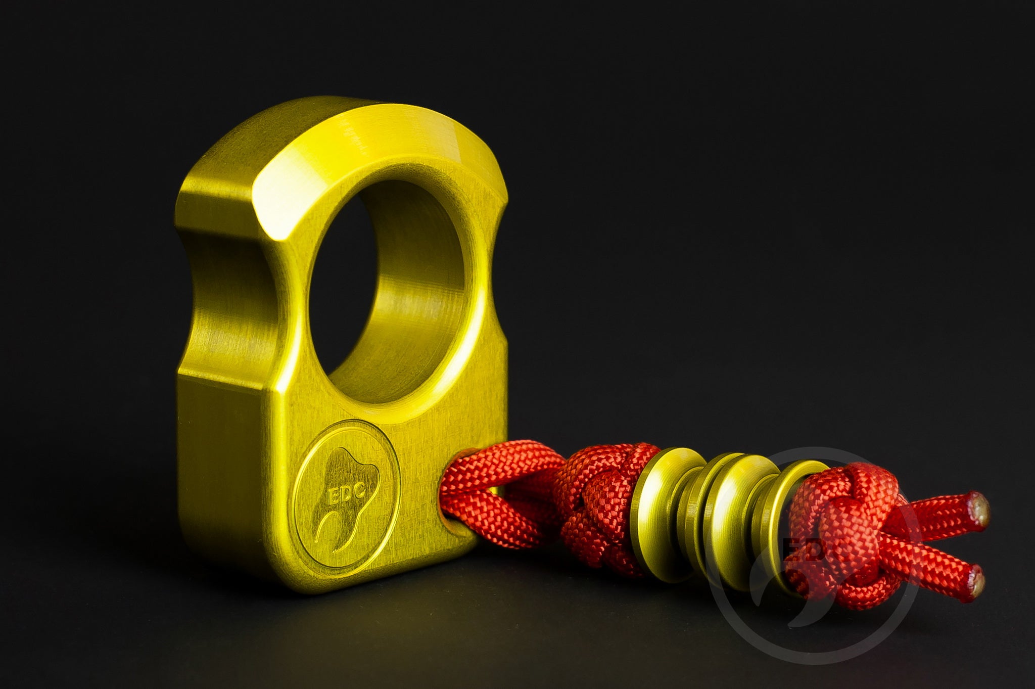 Pocket Art S01 Yellow Anodized | Minimalist Carry Artifact