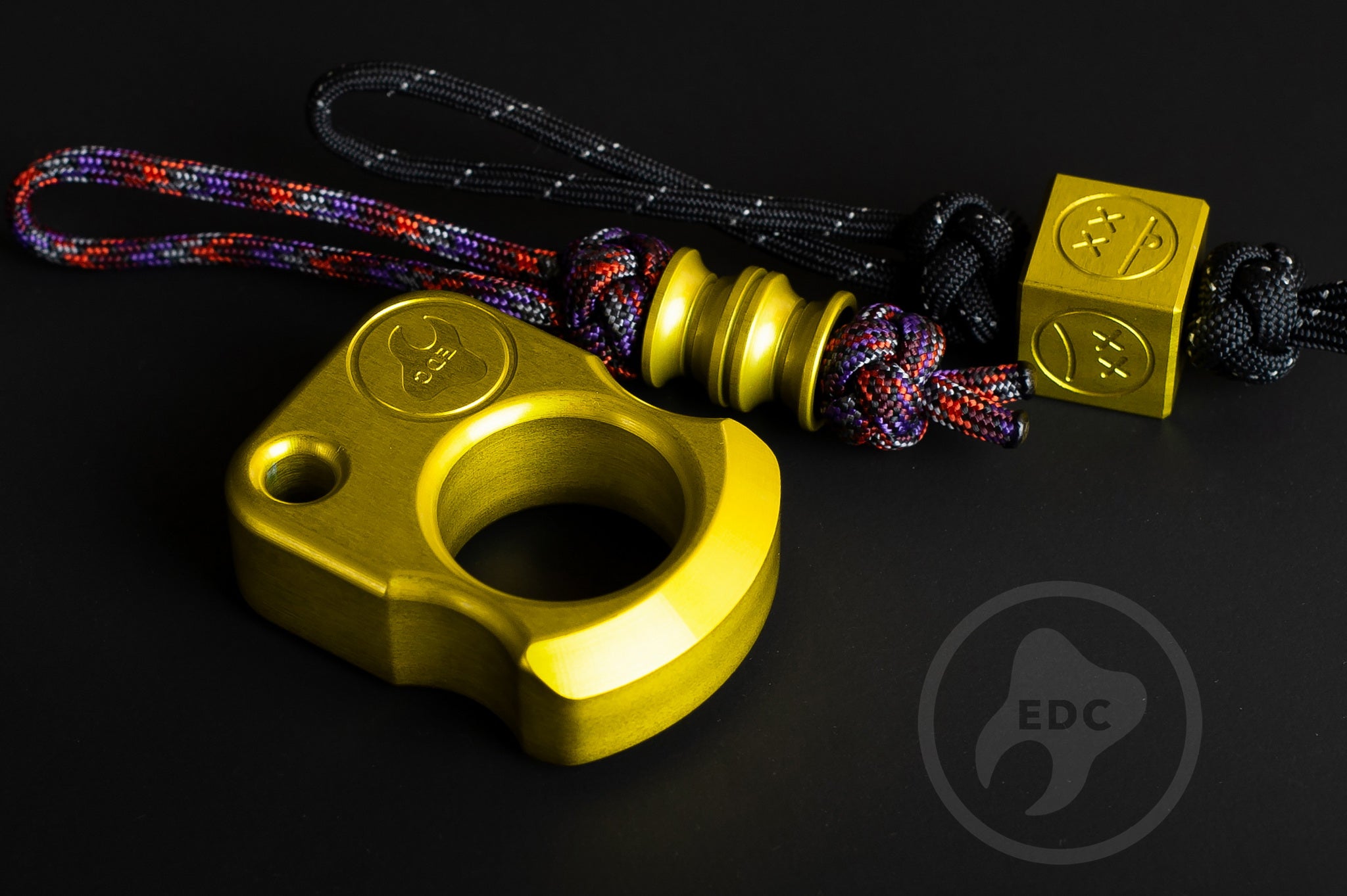 Pocket Art S01 Yellow Anodized | Minimalist Carry Artifact