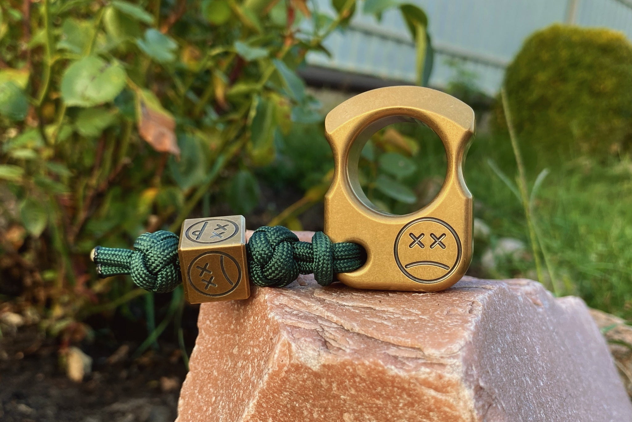 Pocket Art Vintage Style Set | S01 Stonewashed Brass & Lanyard Bead