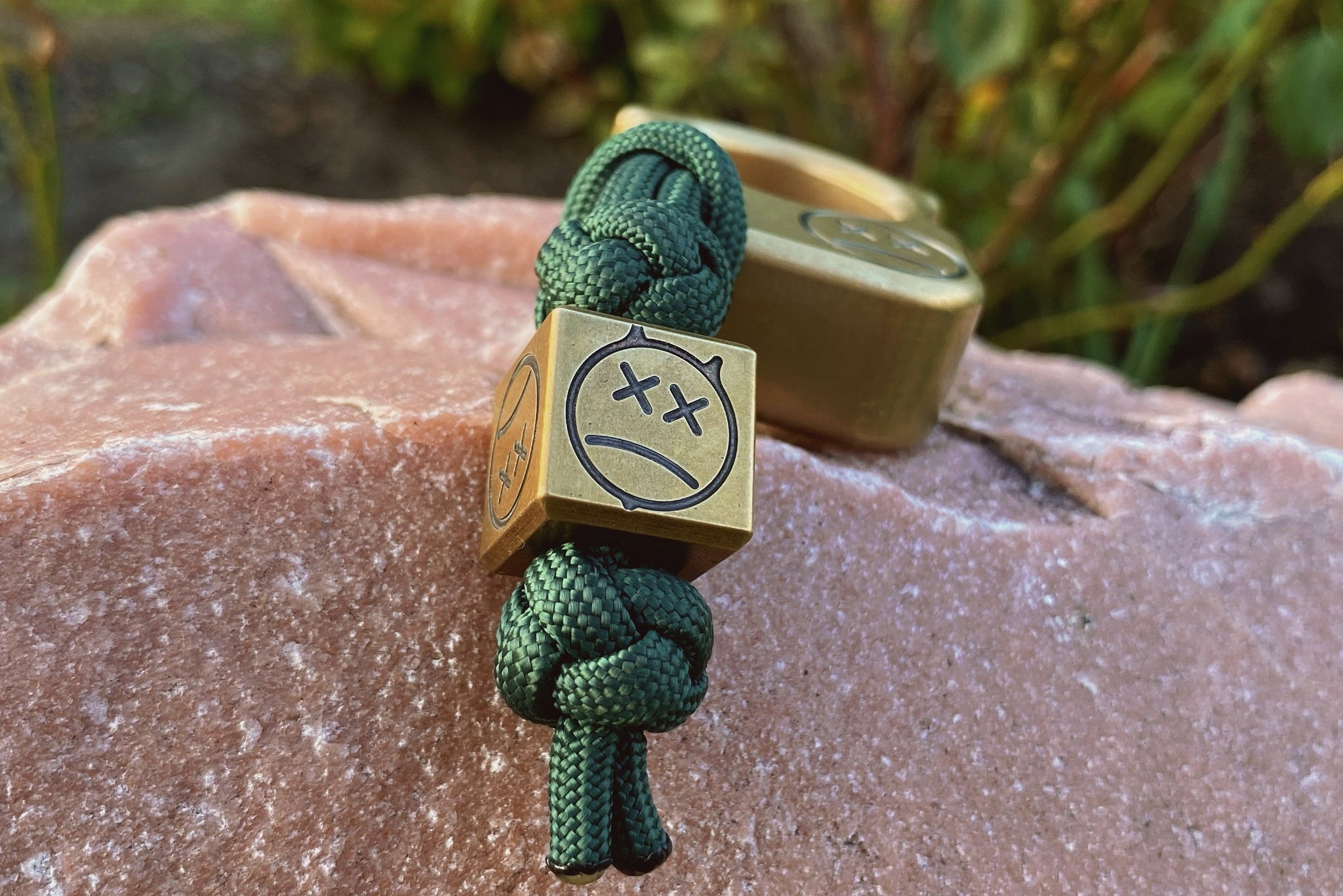 Pocket Art Vintage Style Set | S01 Stonewashed Brass & Lanyard Bead