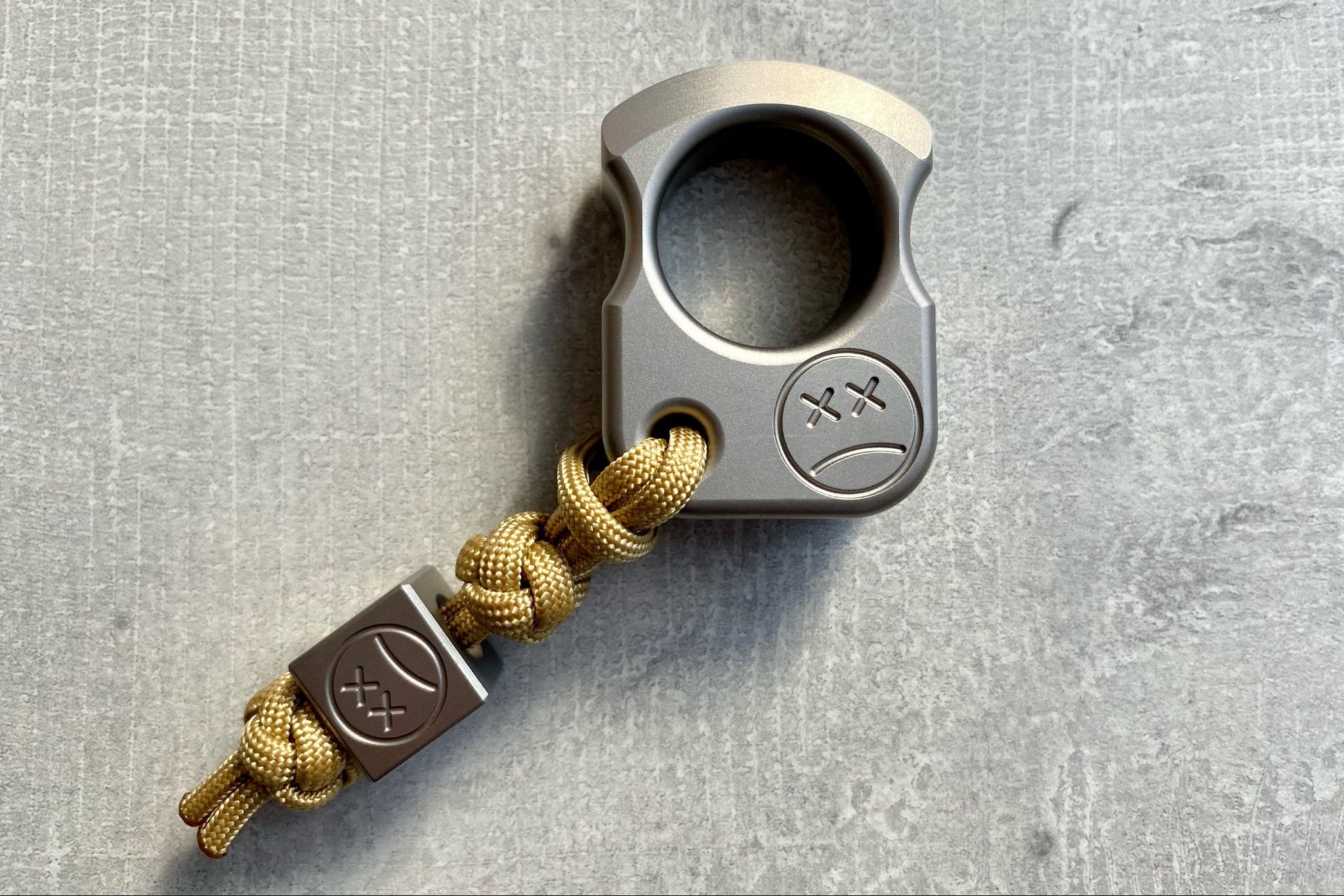 Pocket Art Everyday Carry Set | S01 Titanium Sandblasted & Lanyard Bead