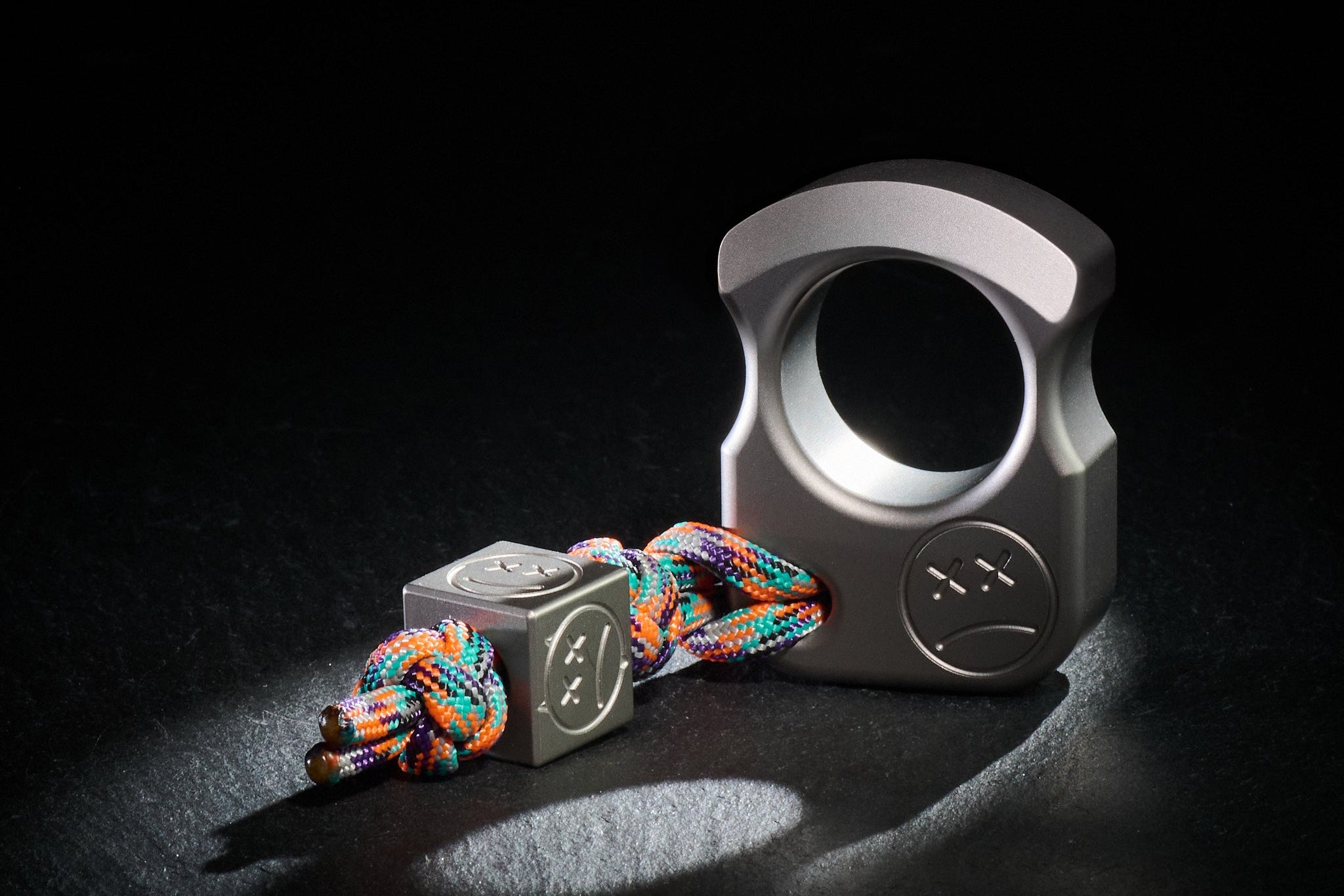 Pocket Art Everyday Carry Set | S01 Titanium Sandblasted & Lanyard Bead